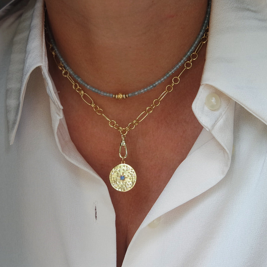 Freedom Drop Clip Chain Necklace