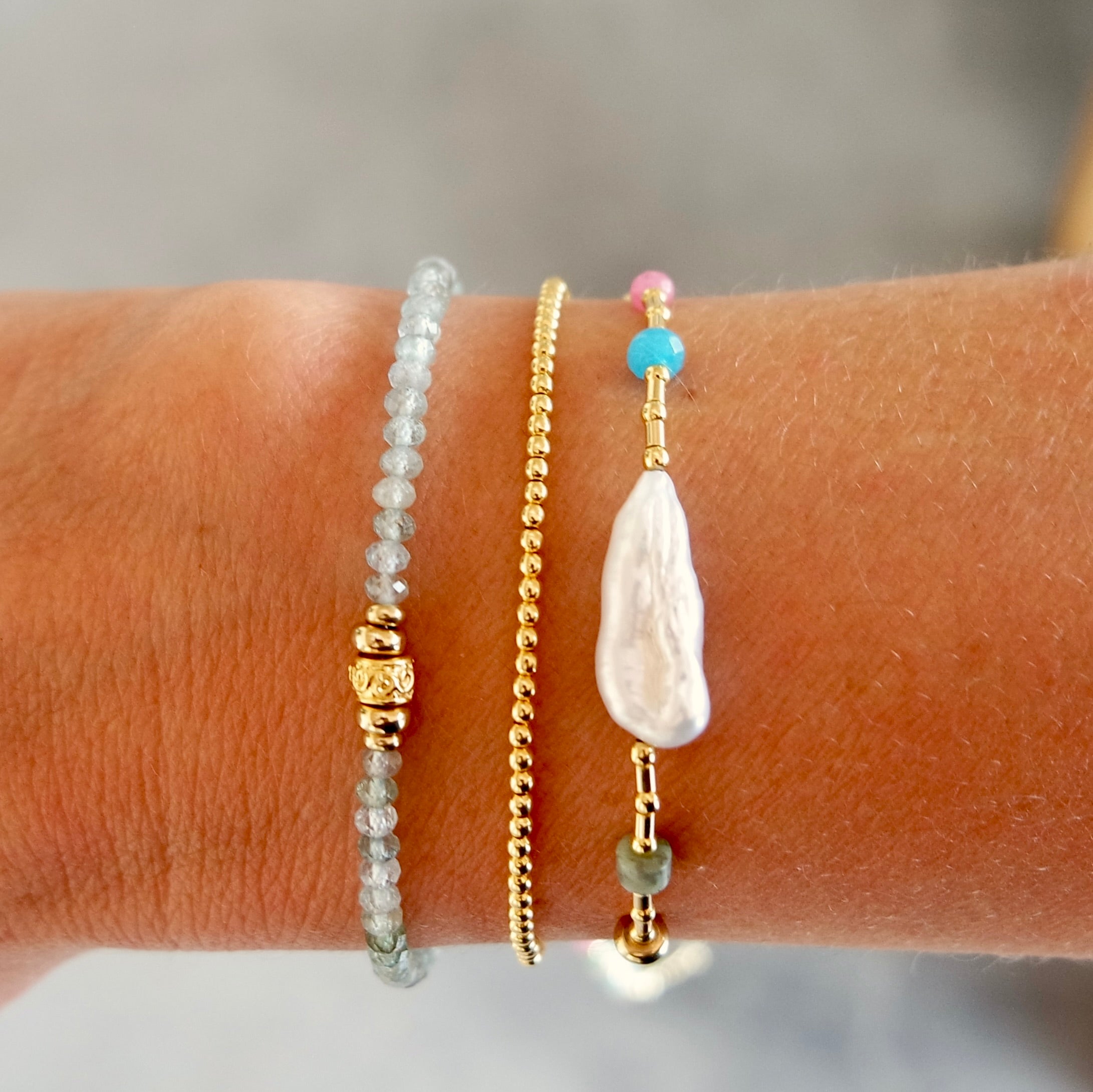 Fine Gold Beaded Bracelet