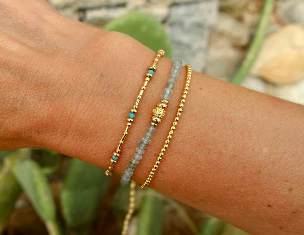 Fine Gold Beaded Bracelet