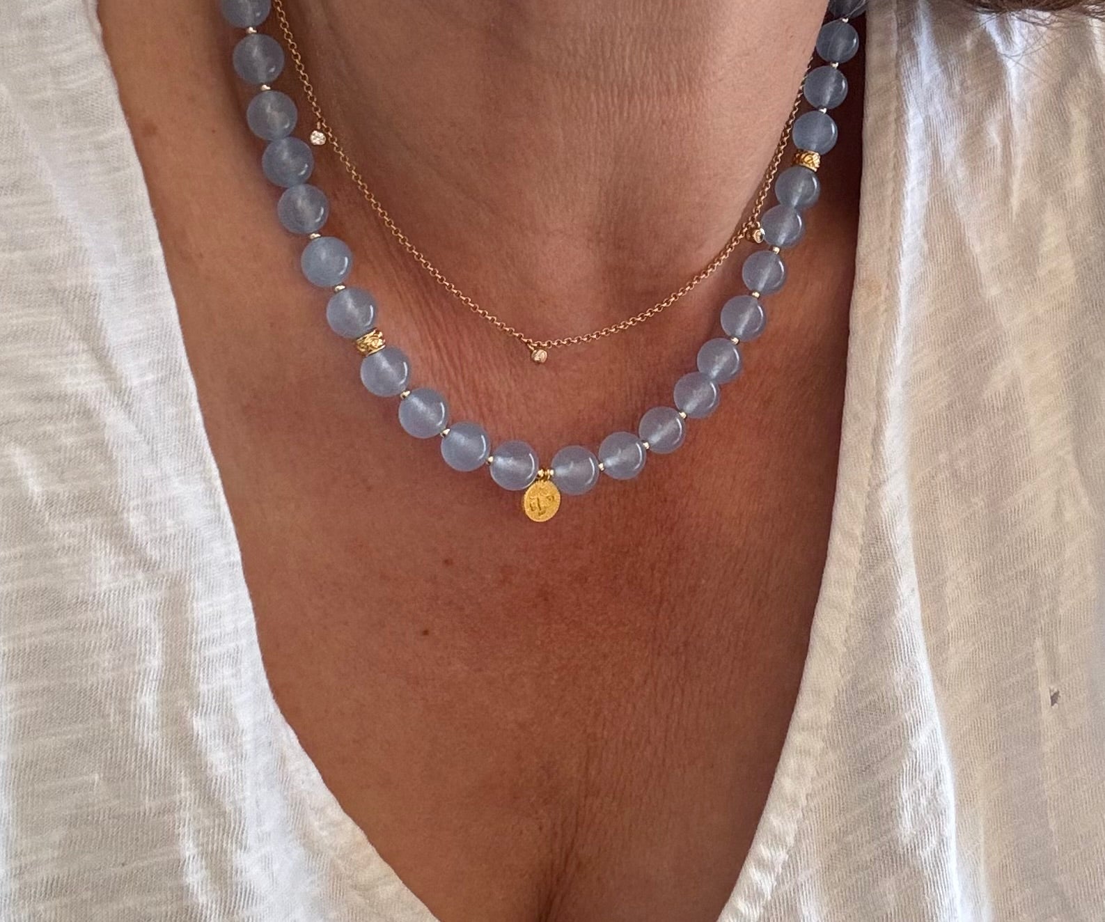 Hadria Baby Blue Necklace