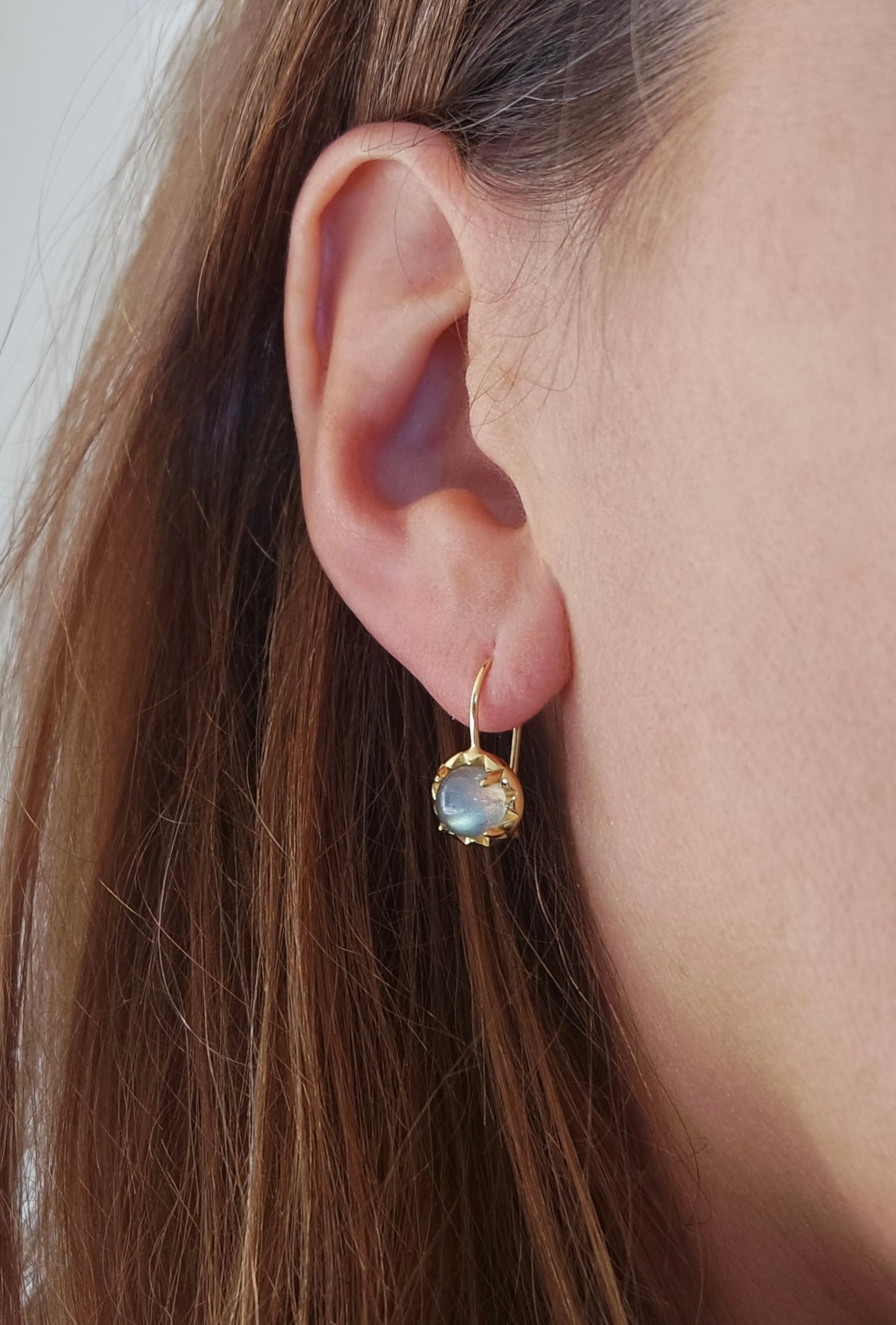 Moonstone Drop Earrings