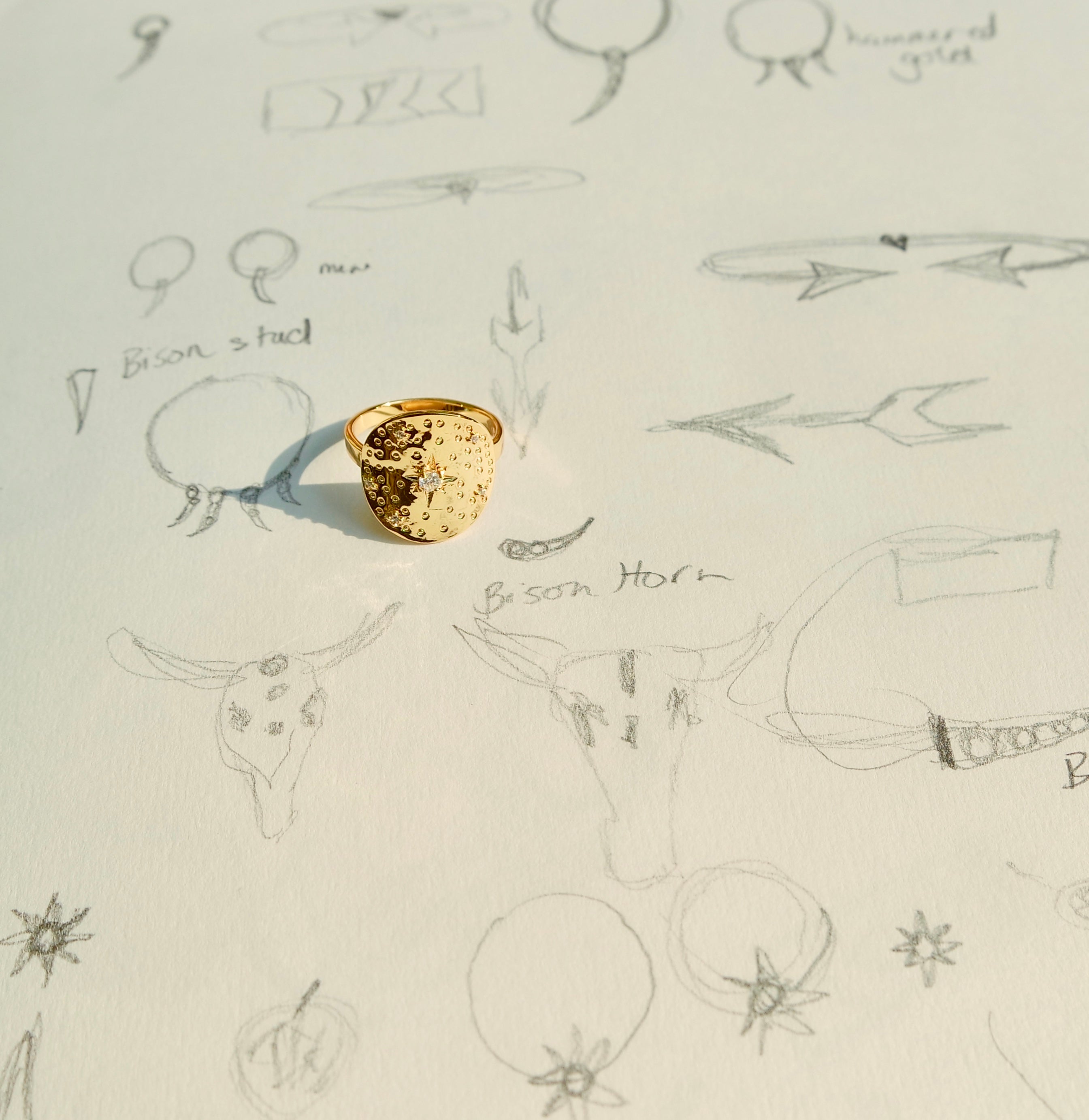 Crete Disc Ring