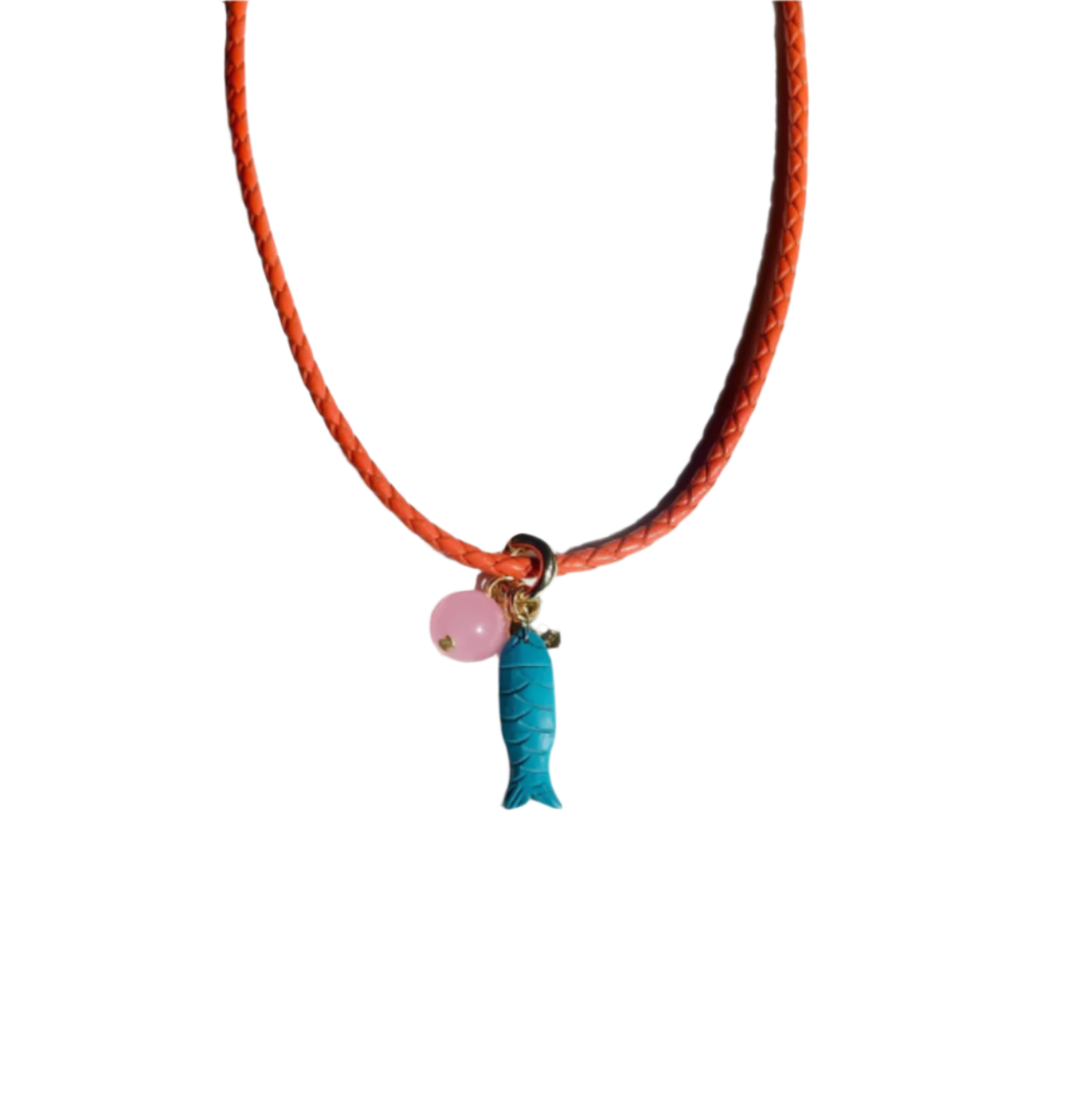 Pink Jade Drop Pendant
