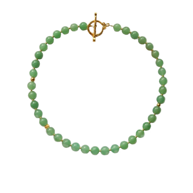 Gum Ball Chrysoprase Necklace