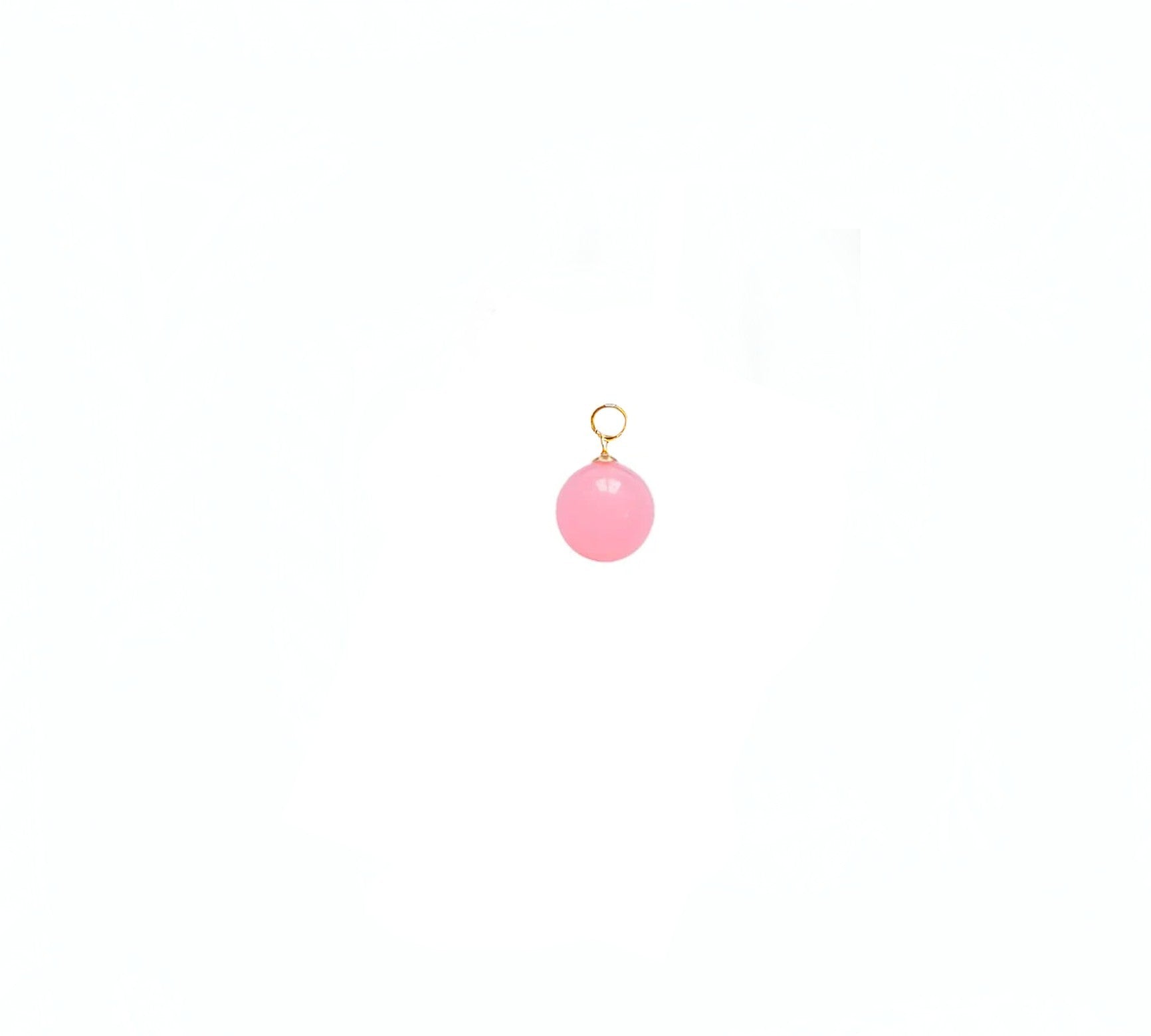 Pink Jade Drop Pendant