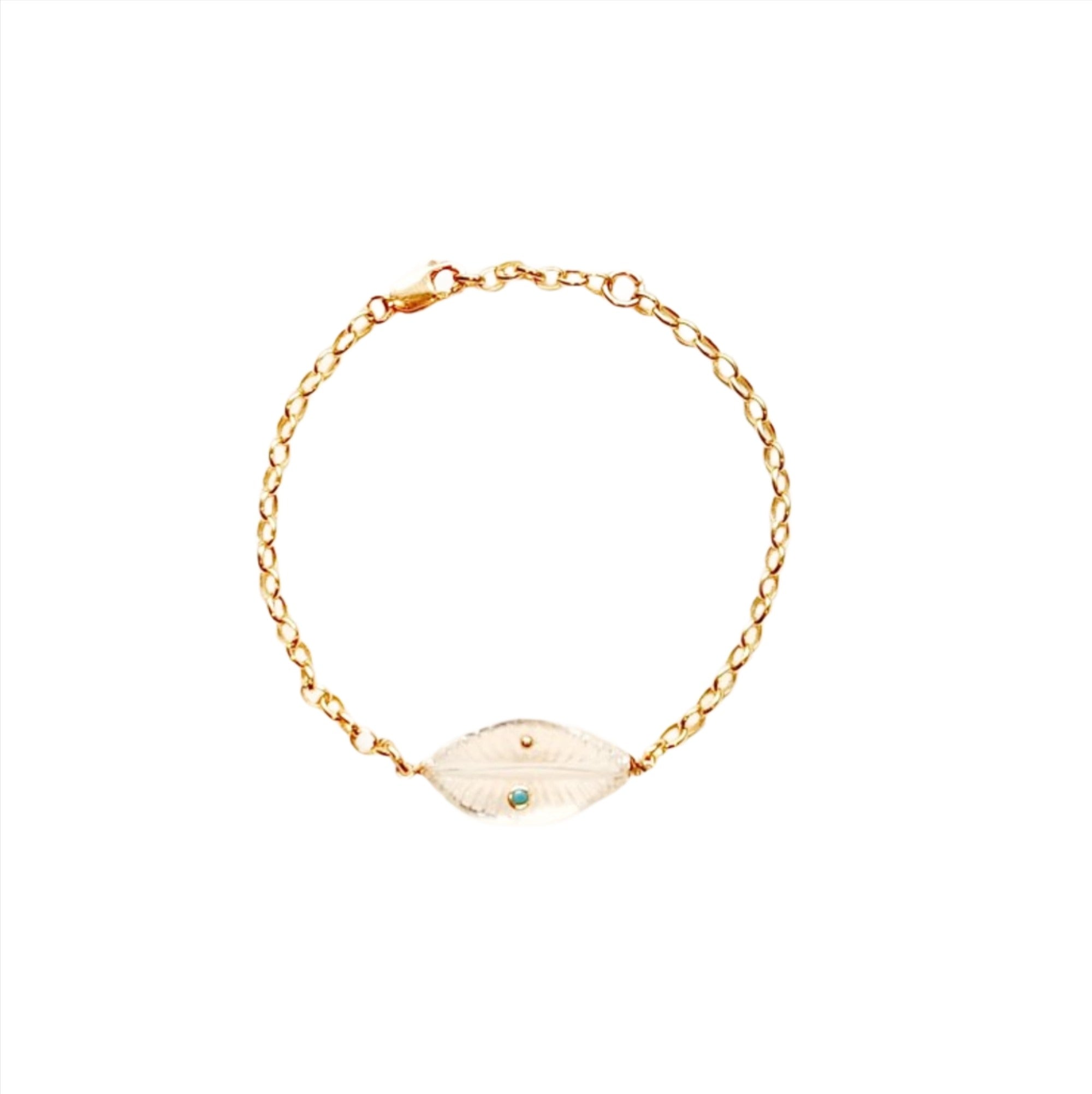 Crystal Cowrie Bracelet