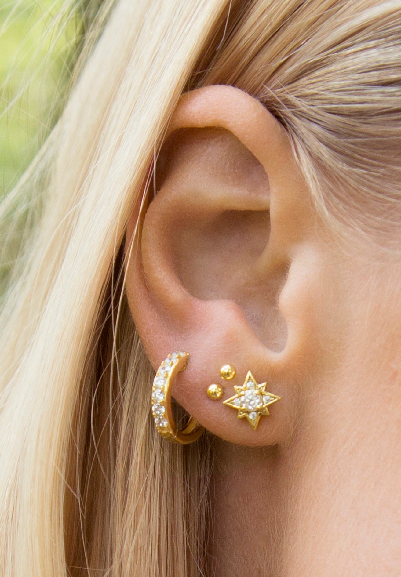 Gold Hoola Earrings