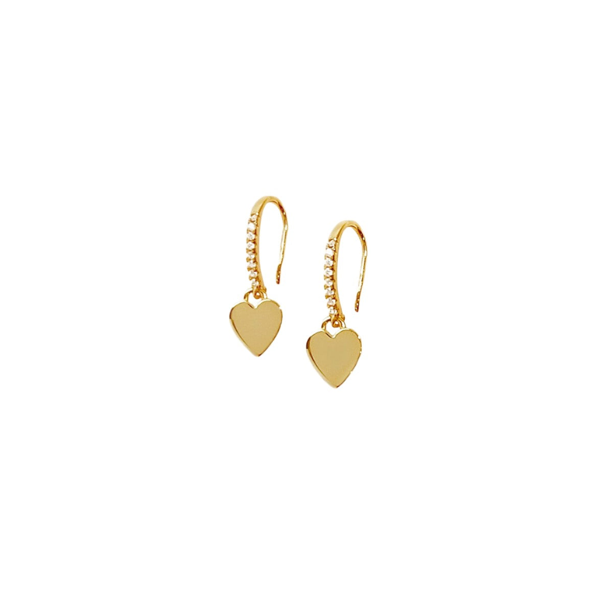 Heart Drop Earrings