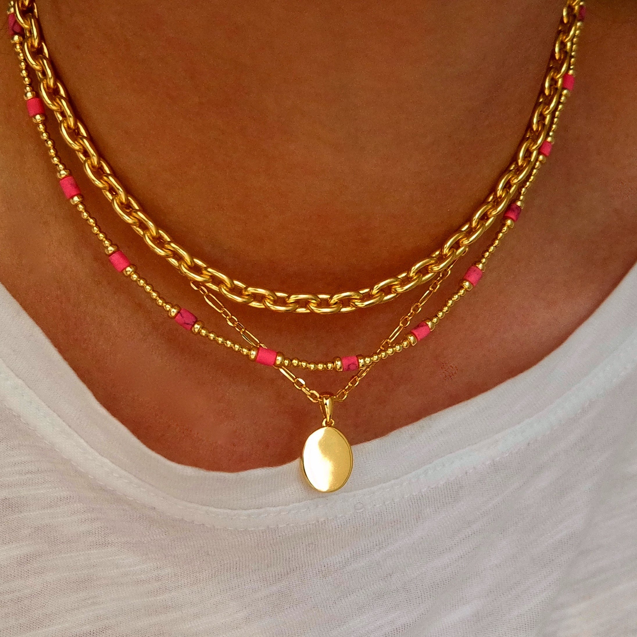 Oval Link Chain Necklace
