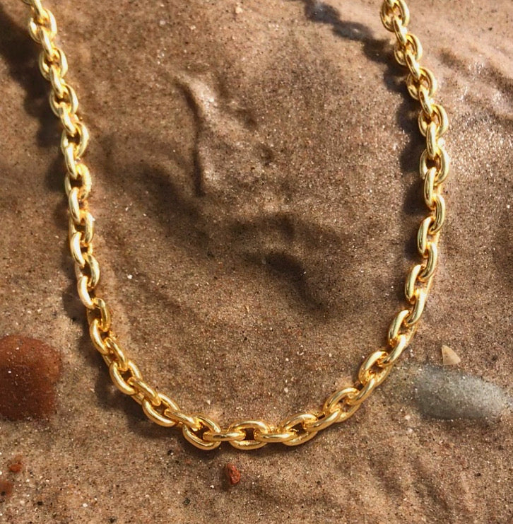 Oval Link Chain Necklace