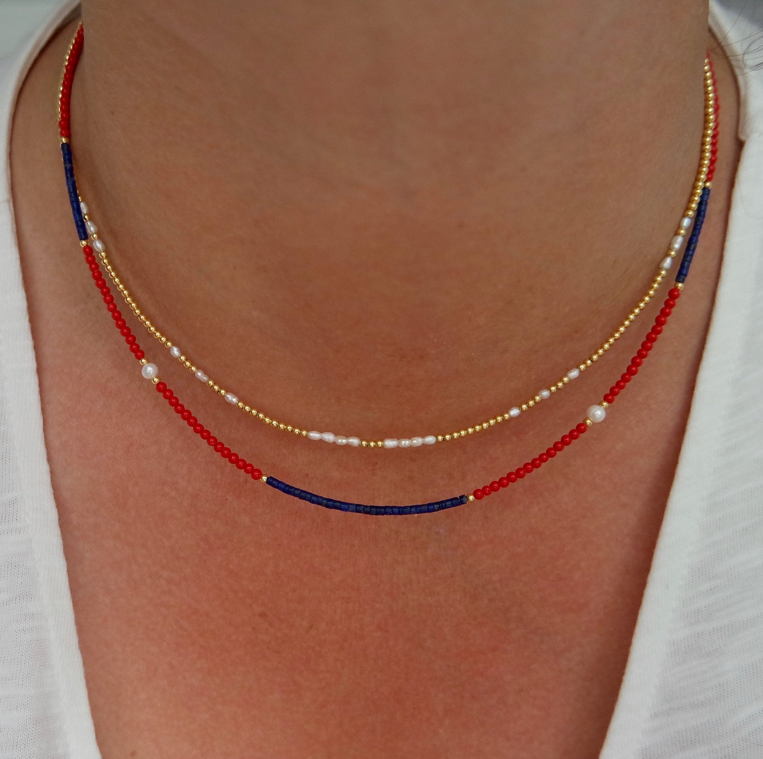 Fine Gold and Pearls Necklace