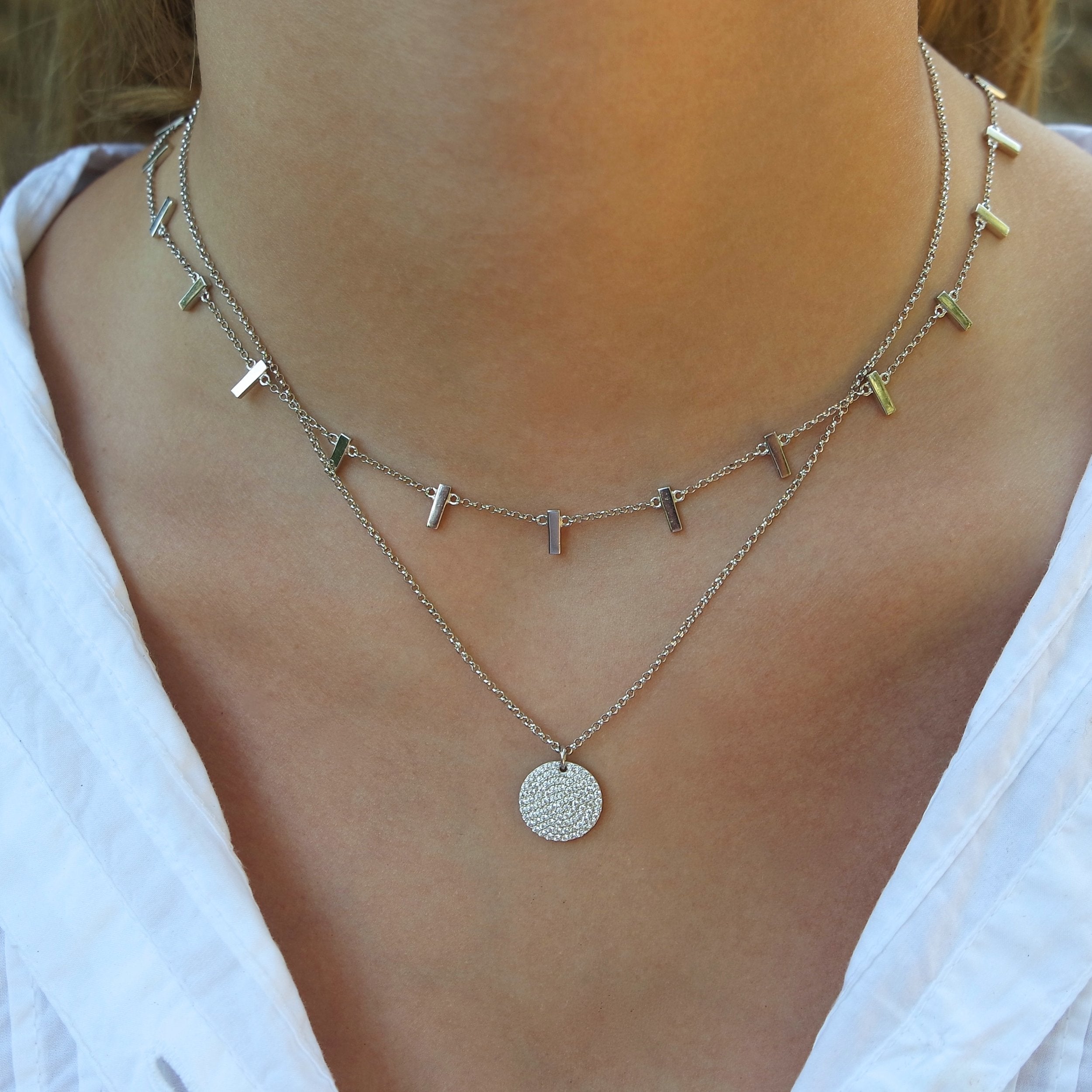 Gold Bars Necklace