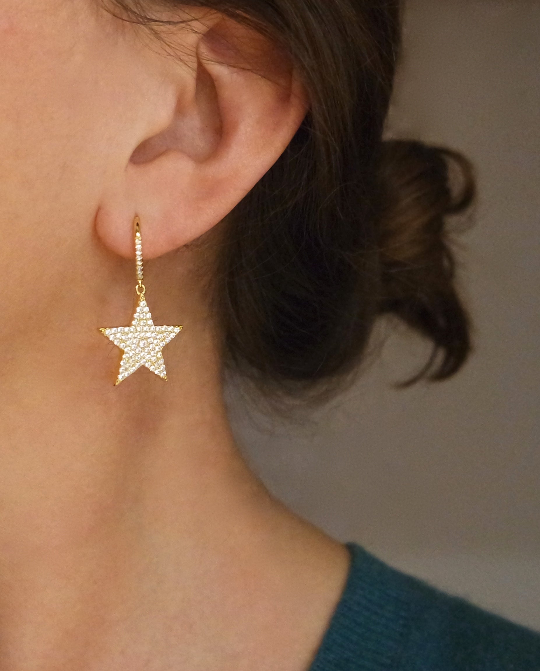 Disco Star Drops Earrings