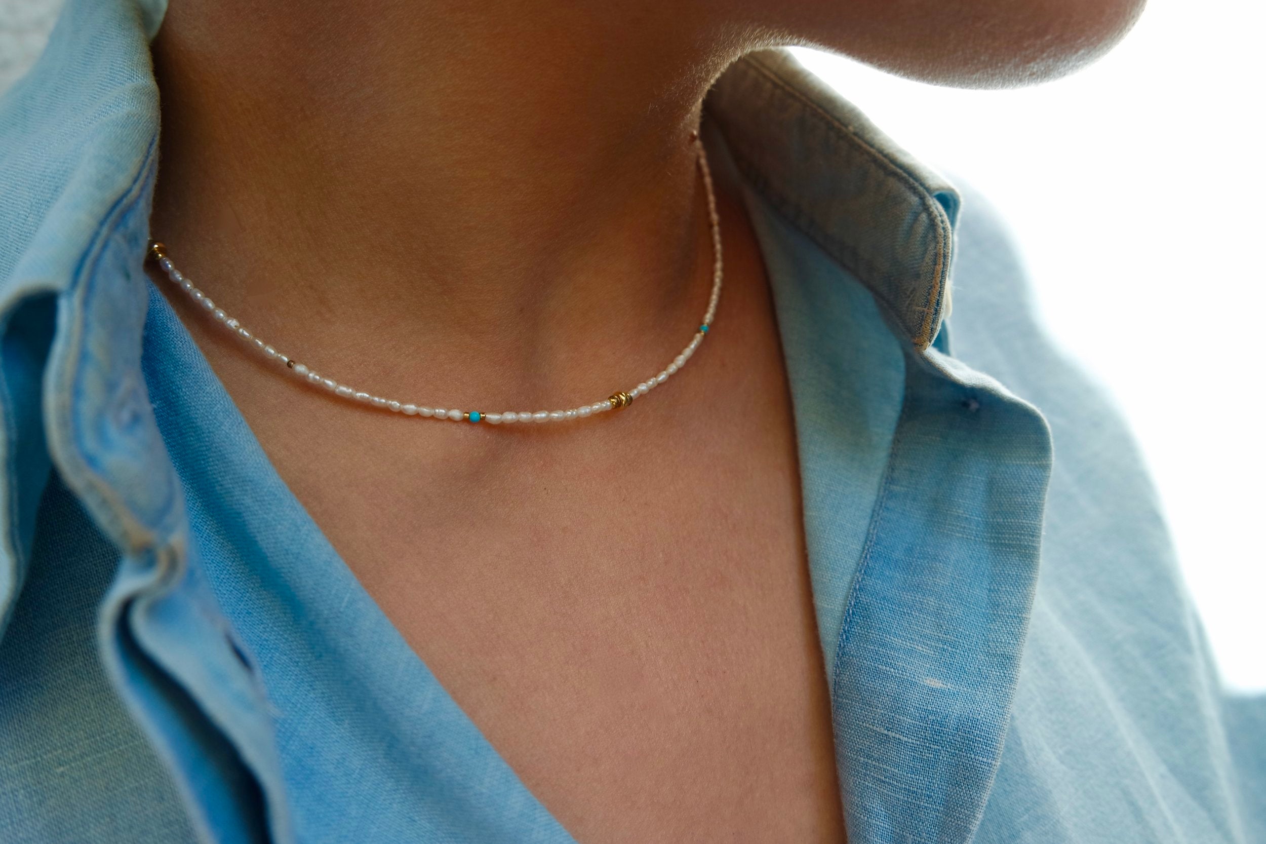 Delicate Pearl Necklace