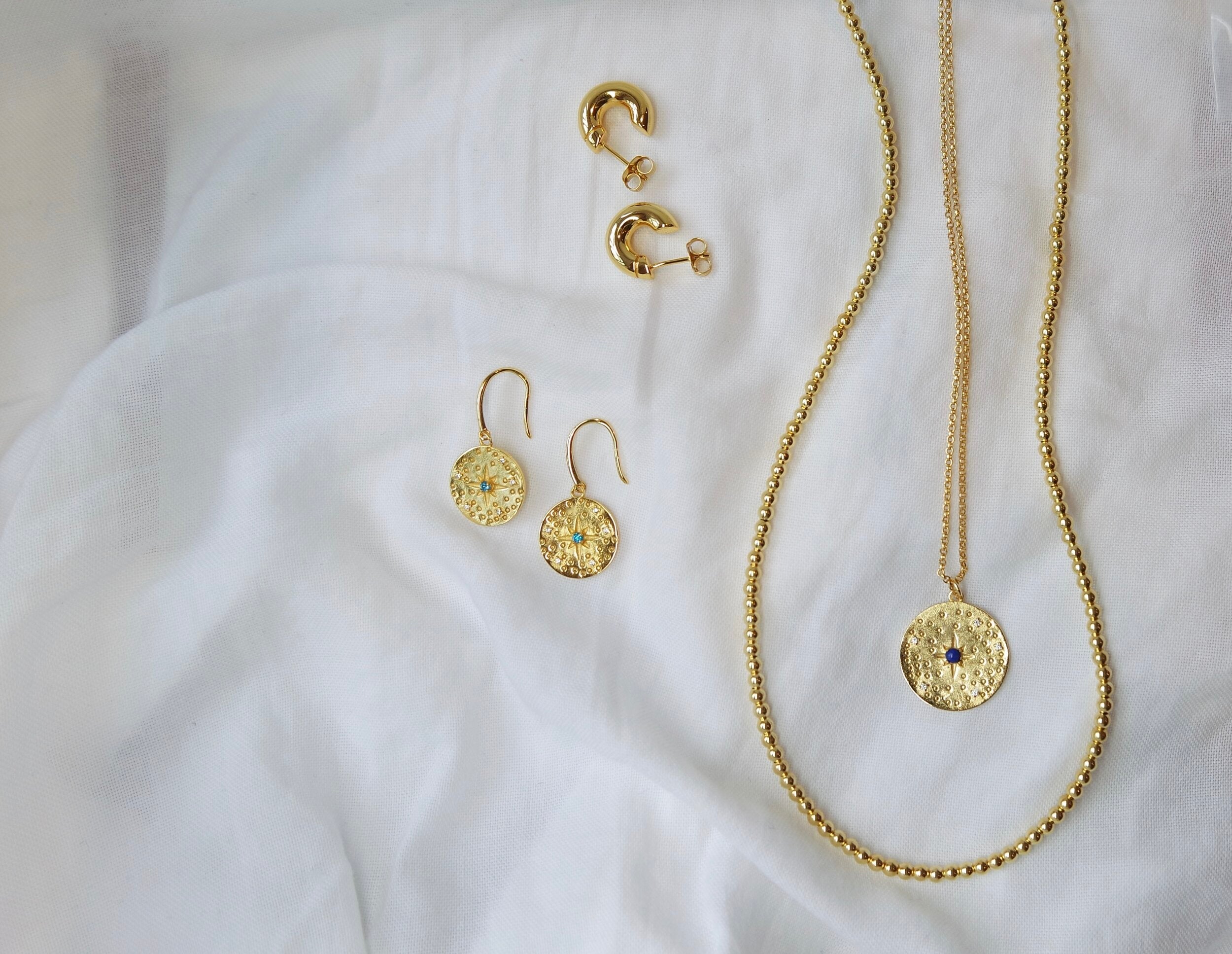 Crete Disc Earrings