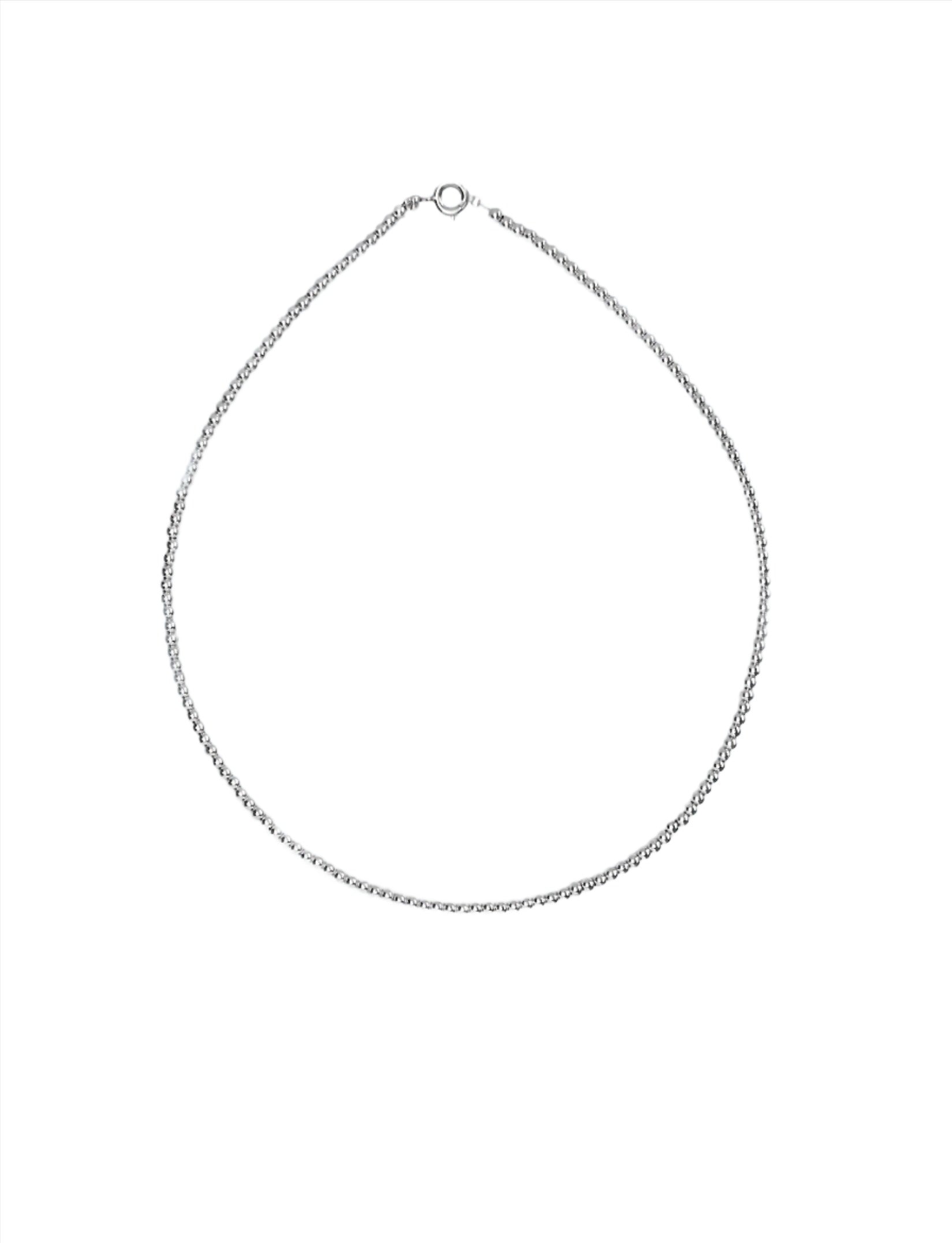 Silver Beads Necklace