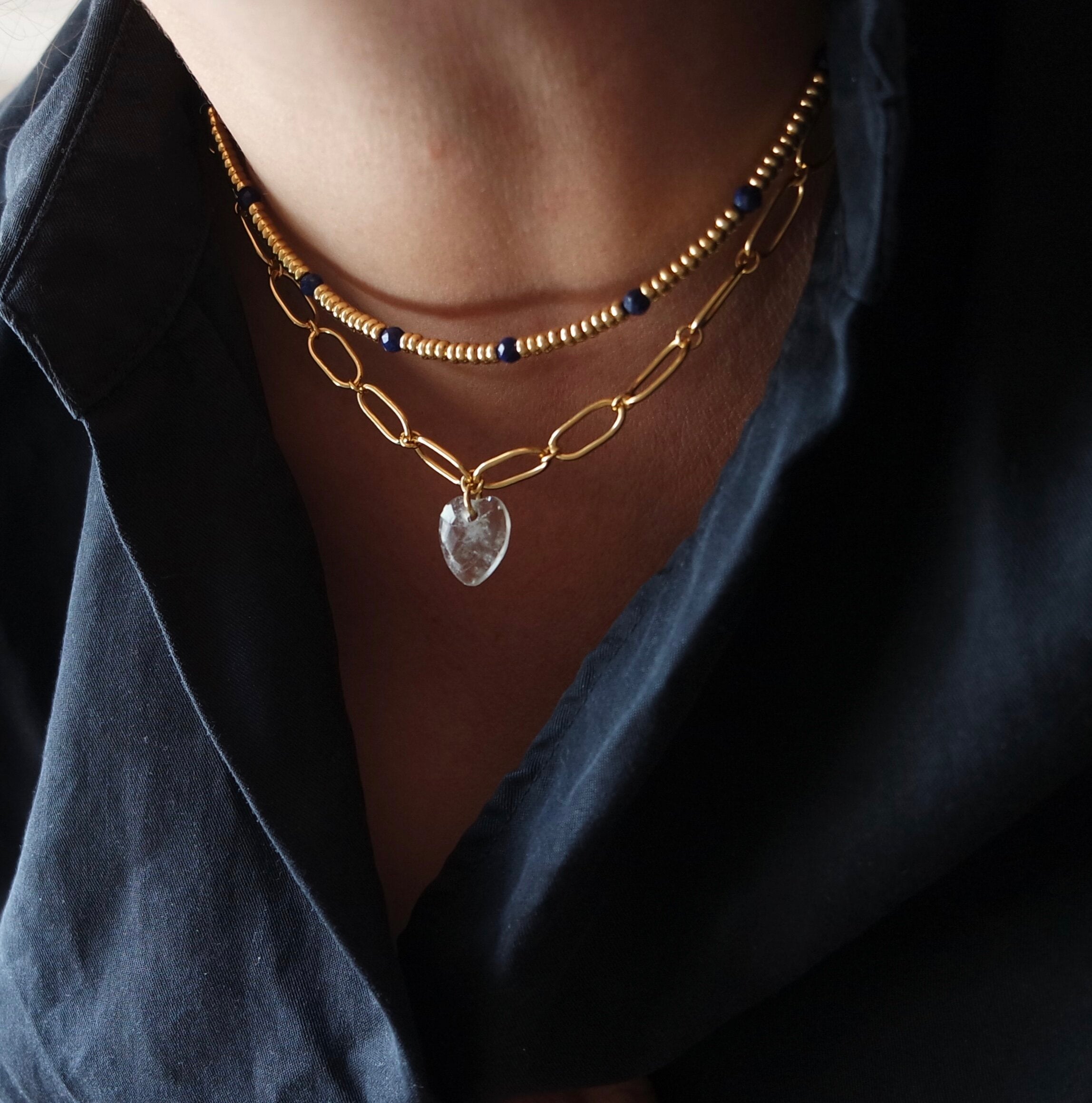 Silver and Tiger Eye Necklace
