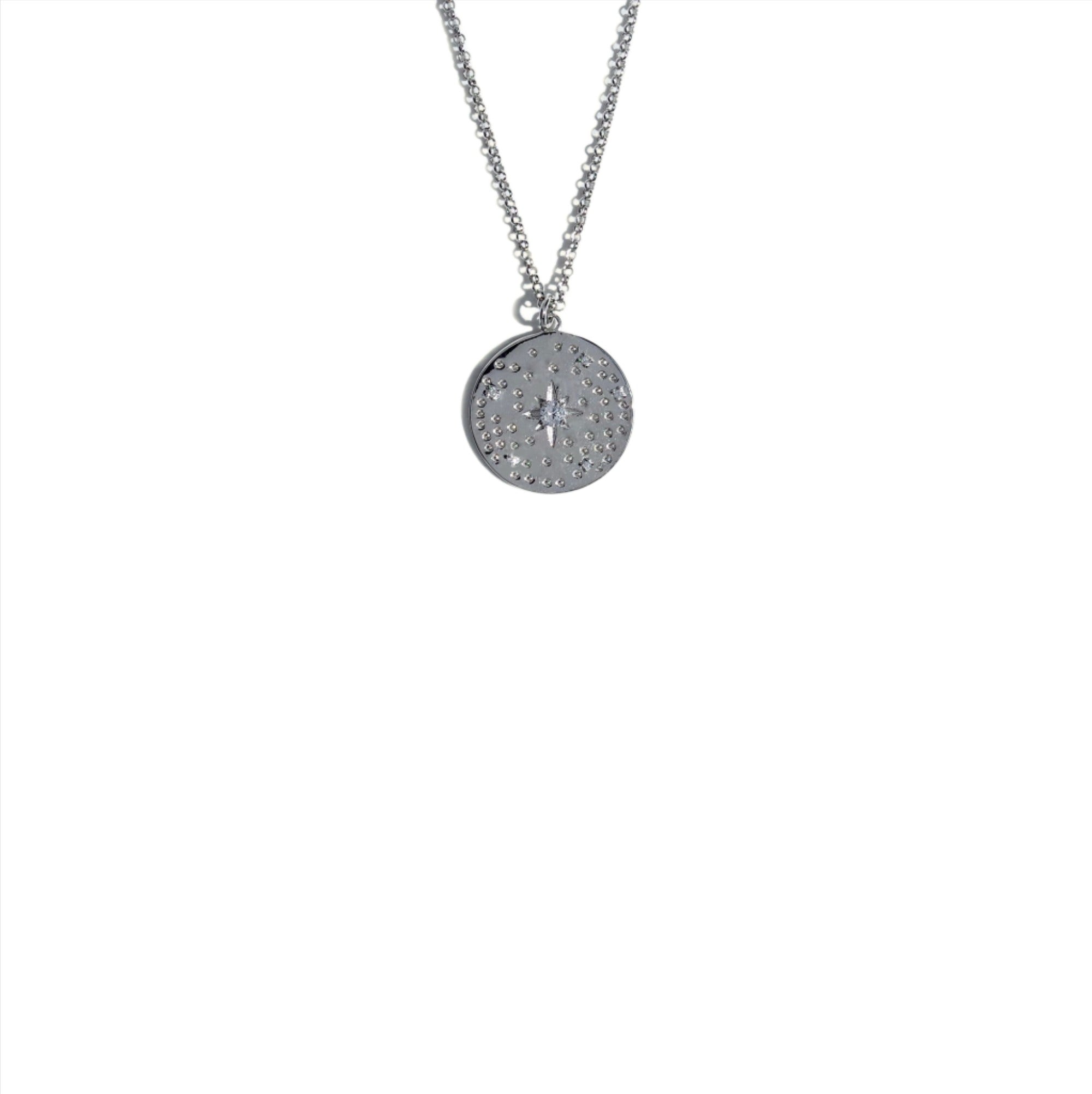 Silver White Necklace