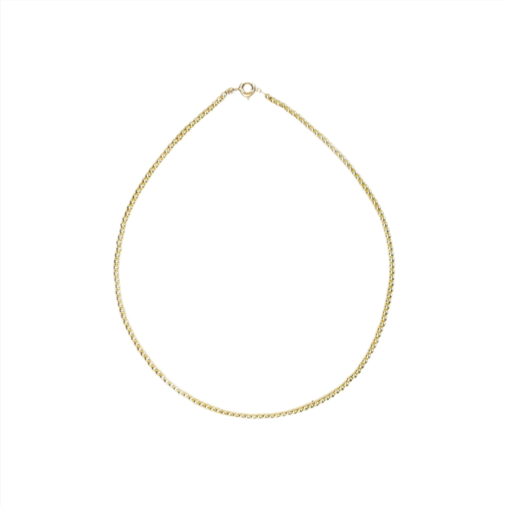 Gold Beaded Necklace