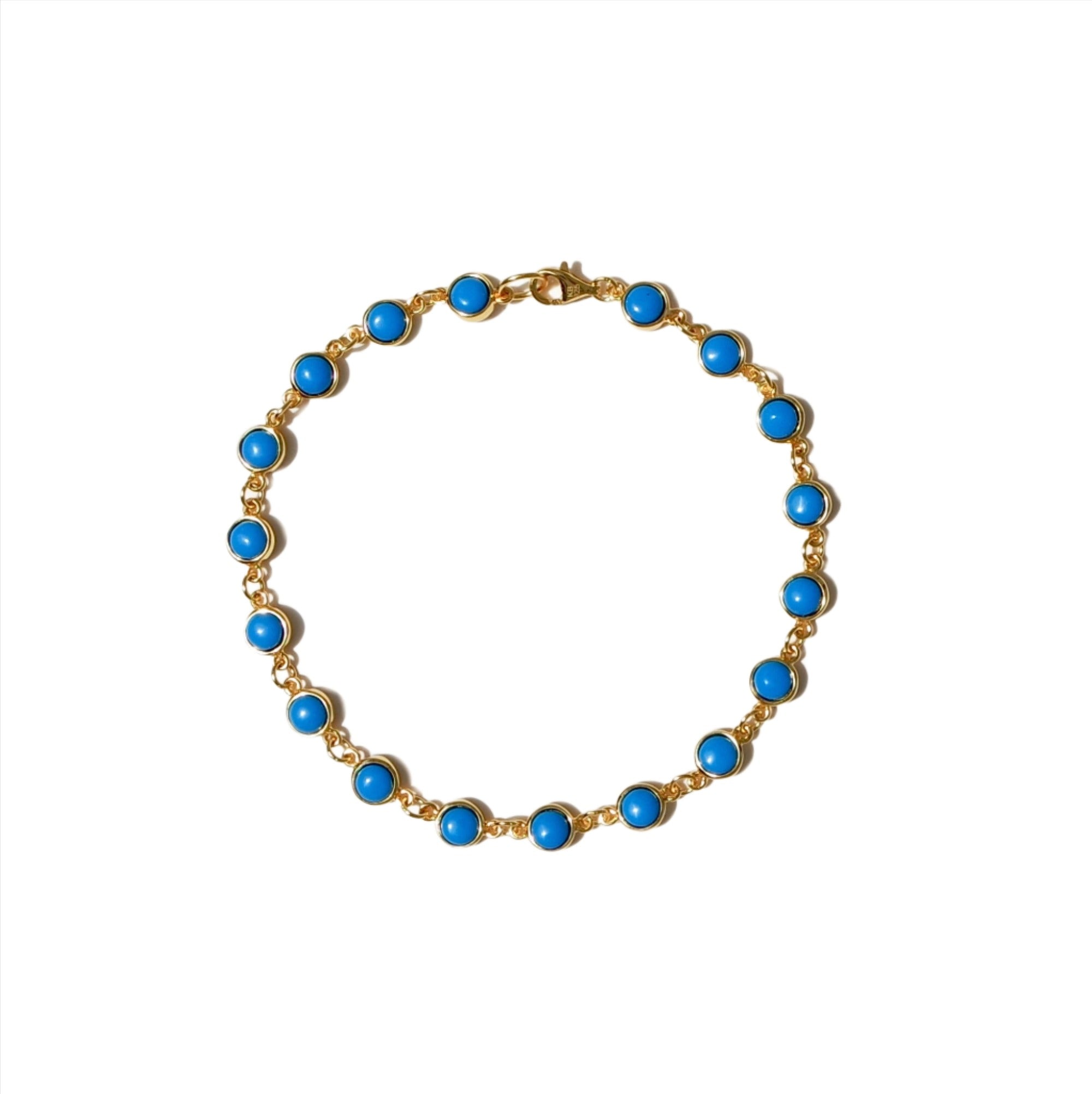 Turquoise Bezel Bracelet