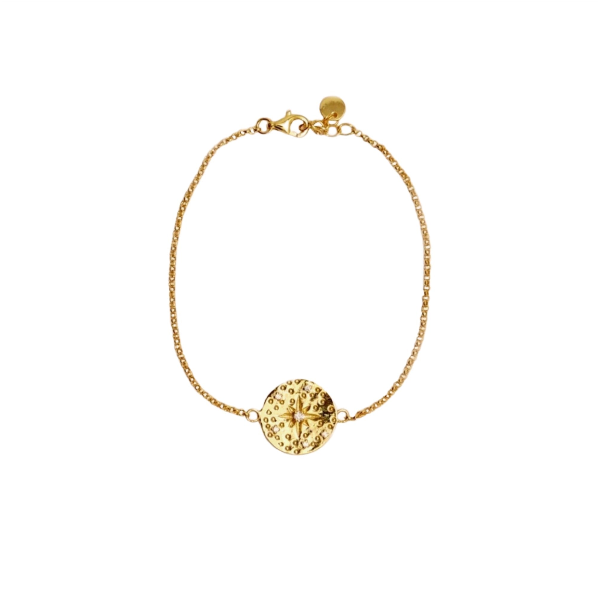 Small Disc Chain Bracelet
