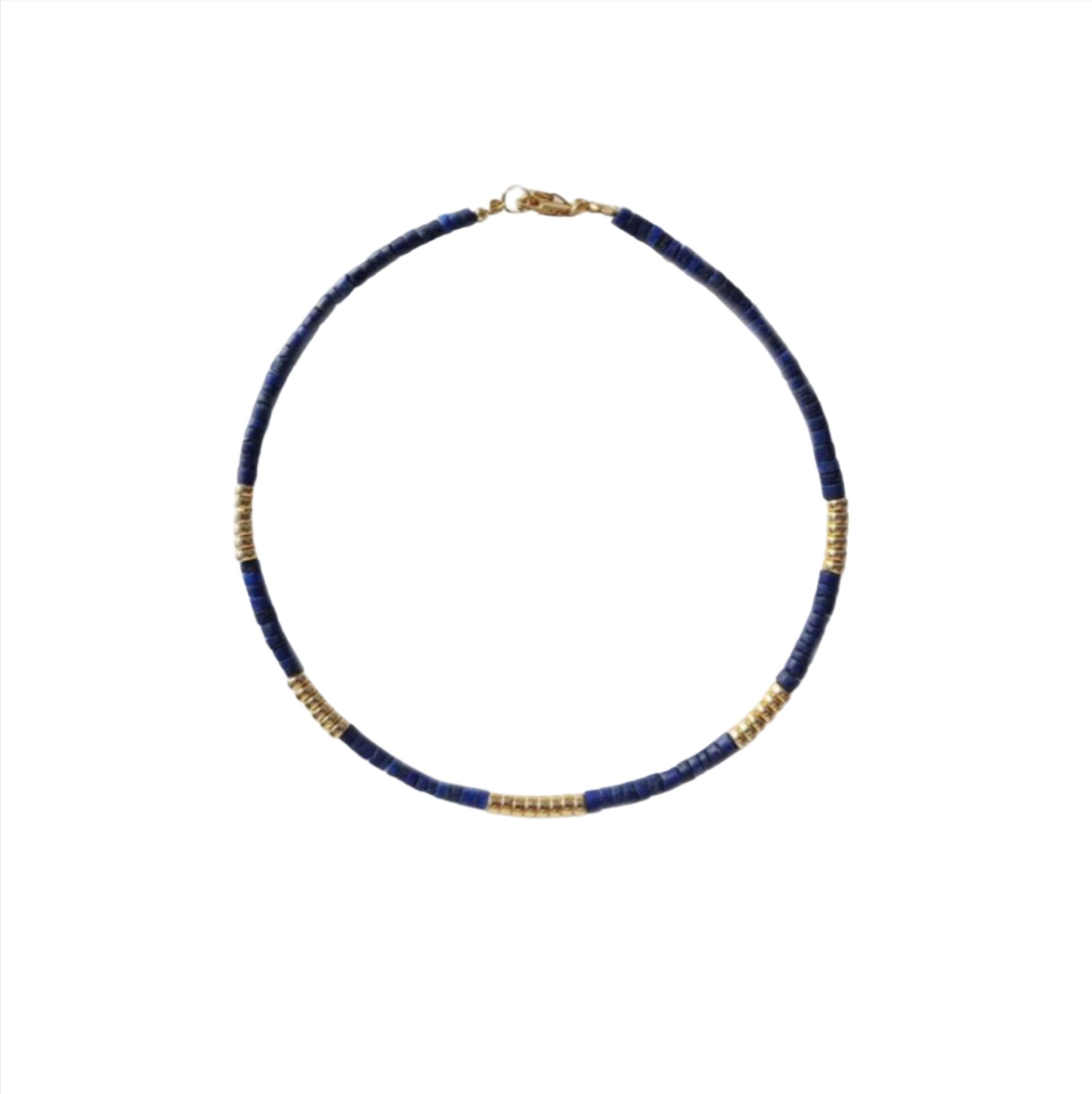 Lapis and Gold Necklace