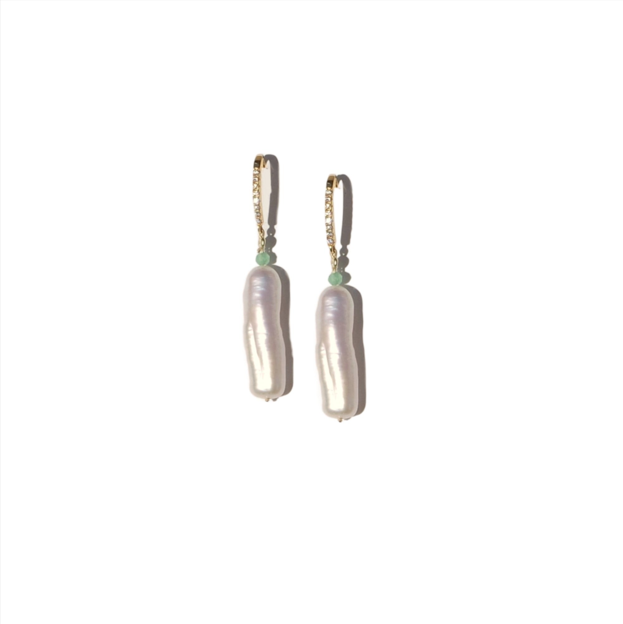 Long Baroque Drop Earrings