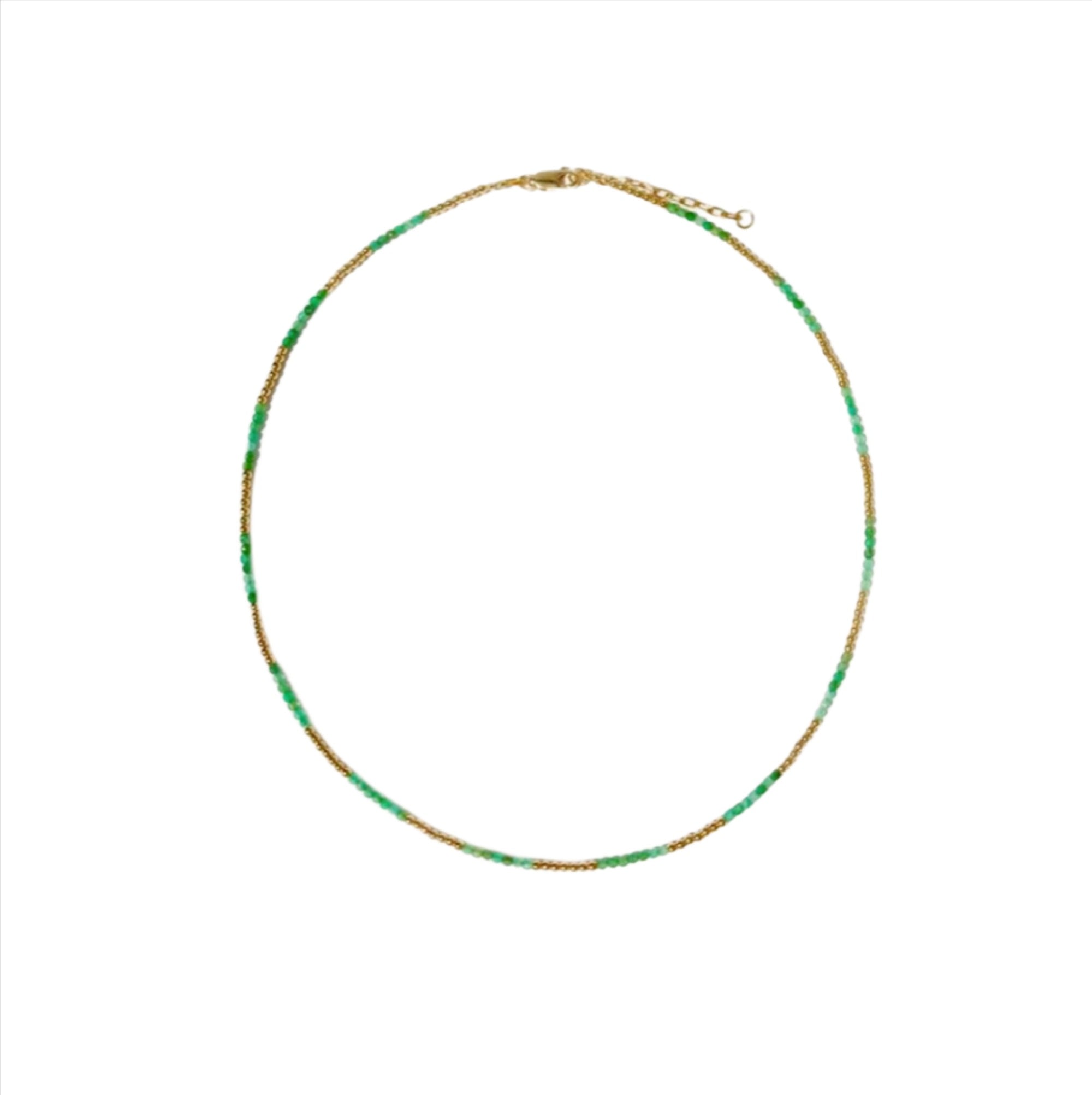 Fine Chrysoprase Necklace
