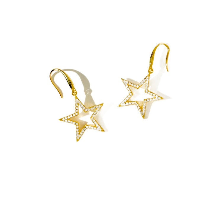Star Drop Earrings