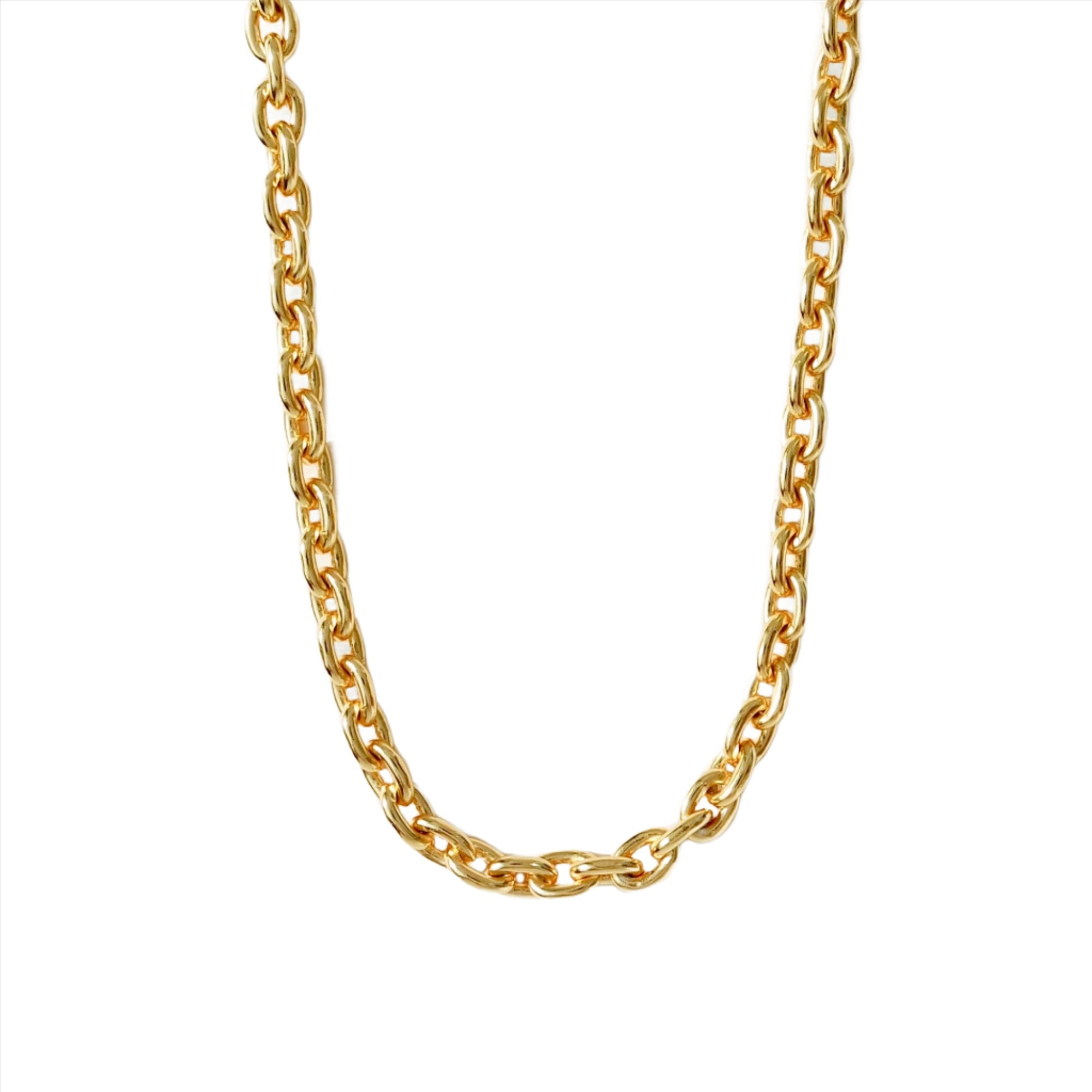 Oval Link Chain Necklace