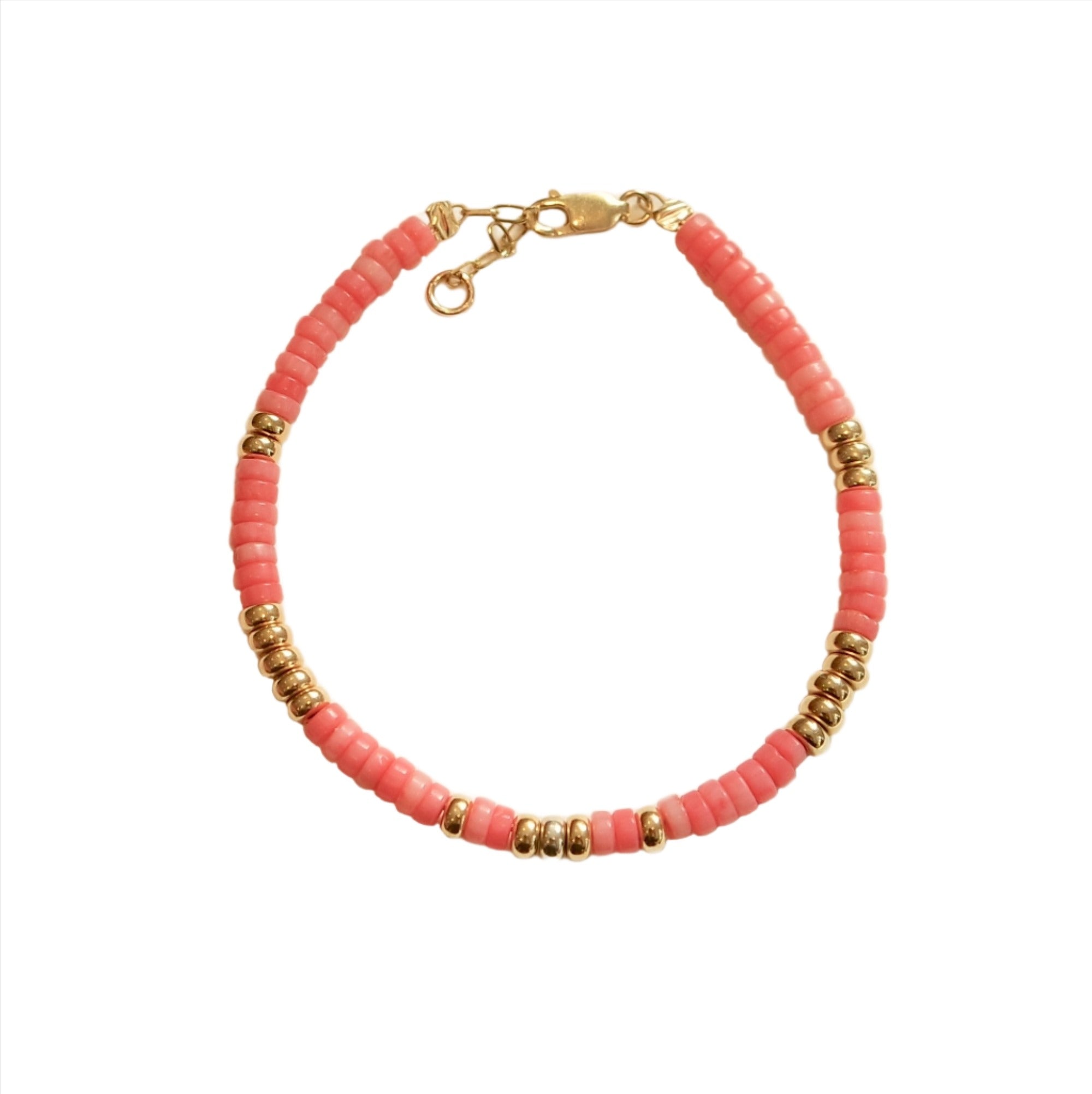 Pink And Gold Bracelet