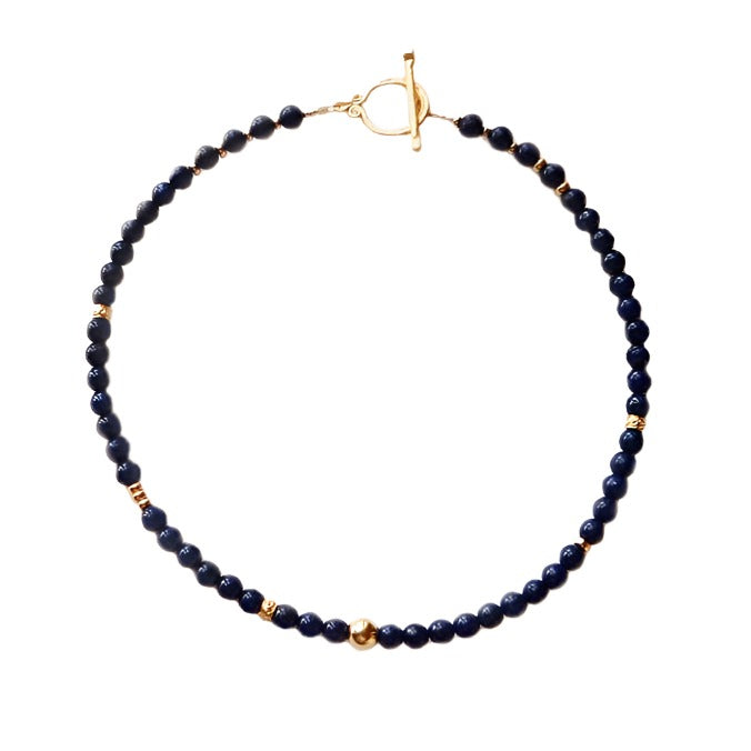 Gum Ball Lapis Necklace