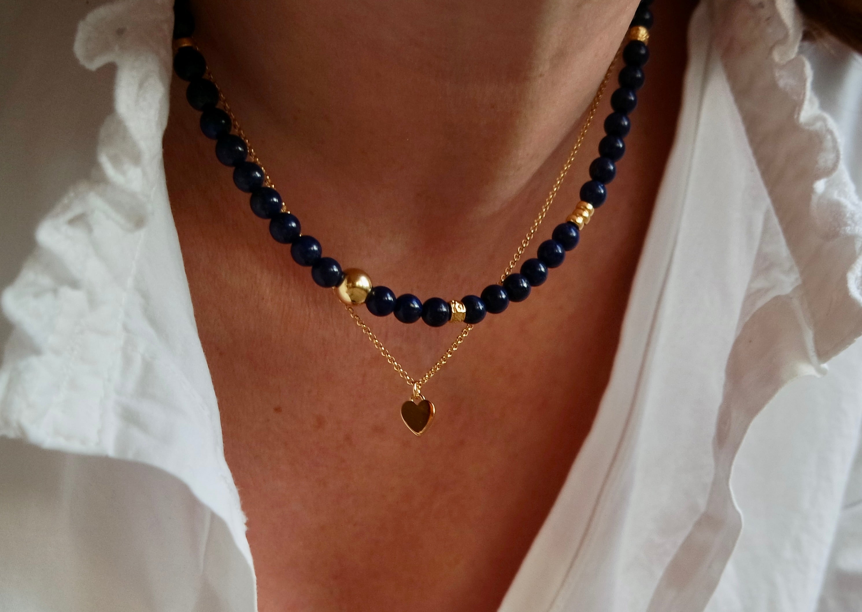 Hadria Lapis Necklace