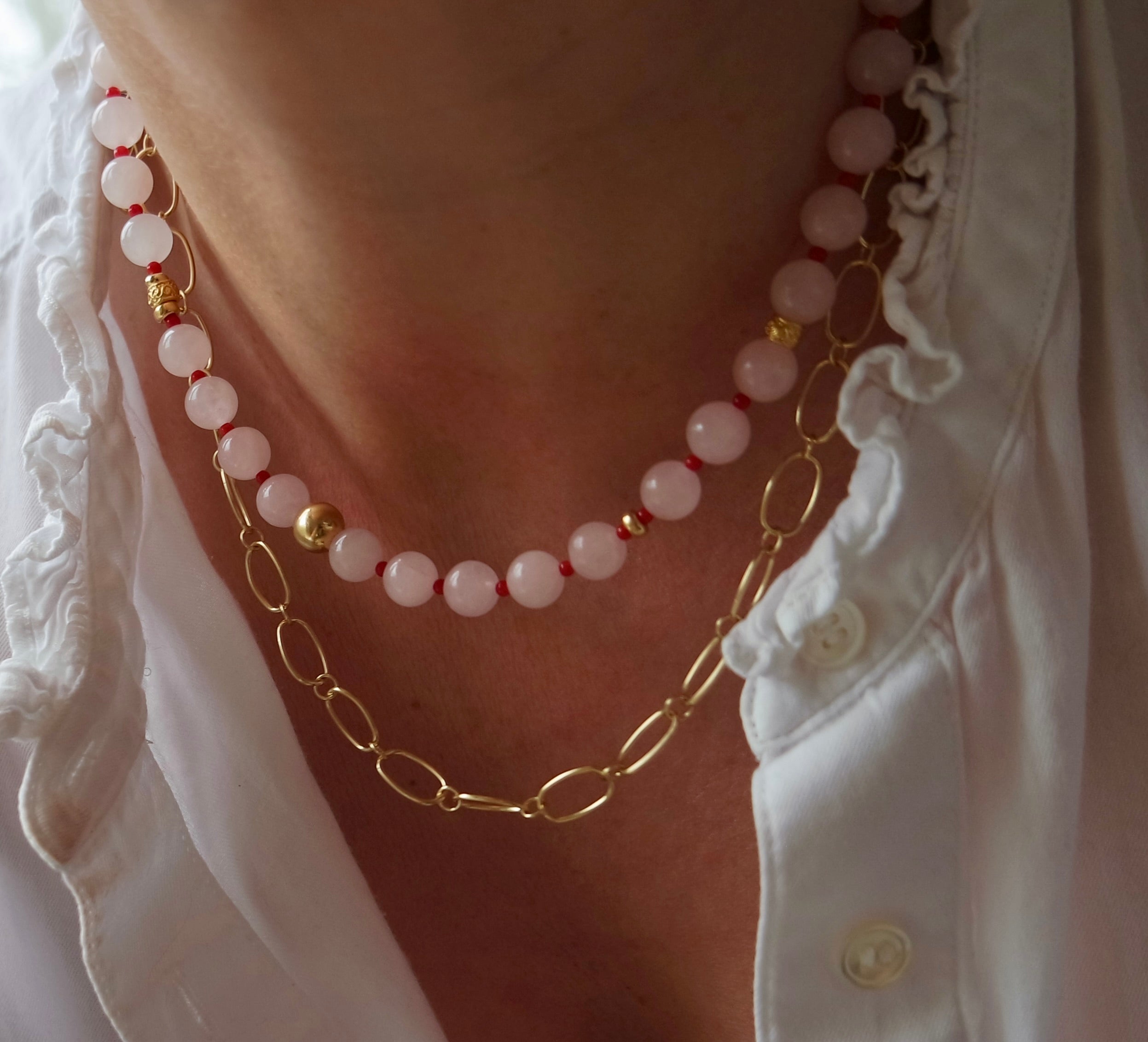 Hadria Pink Necklace