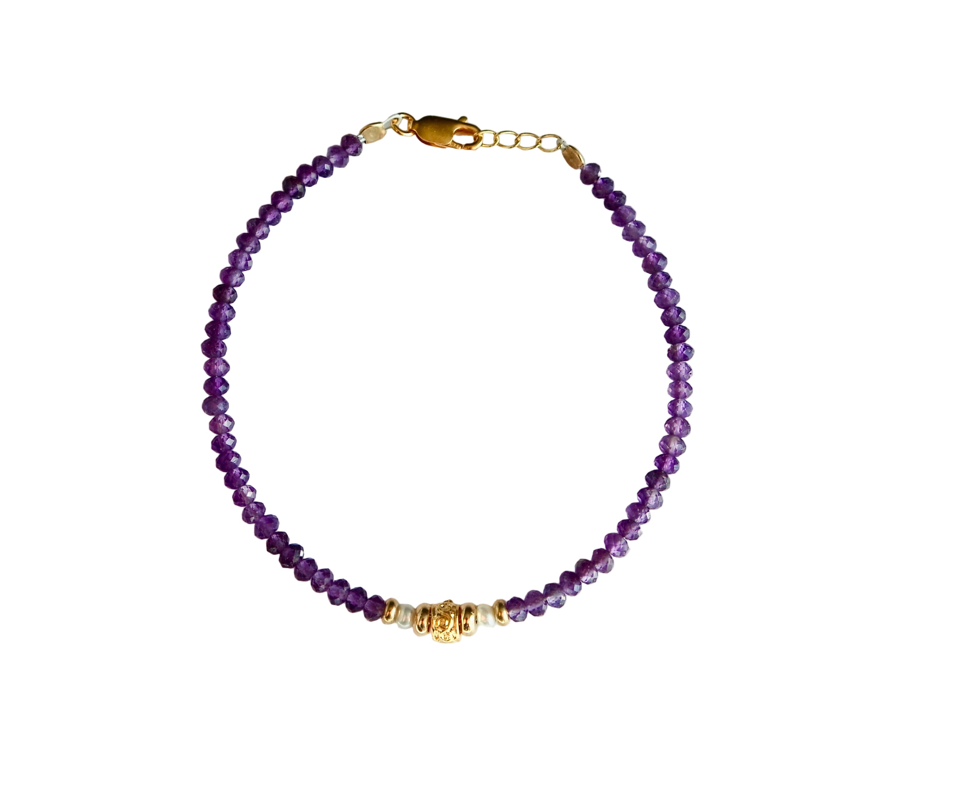 Candy Amethyst Stone Bracelet