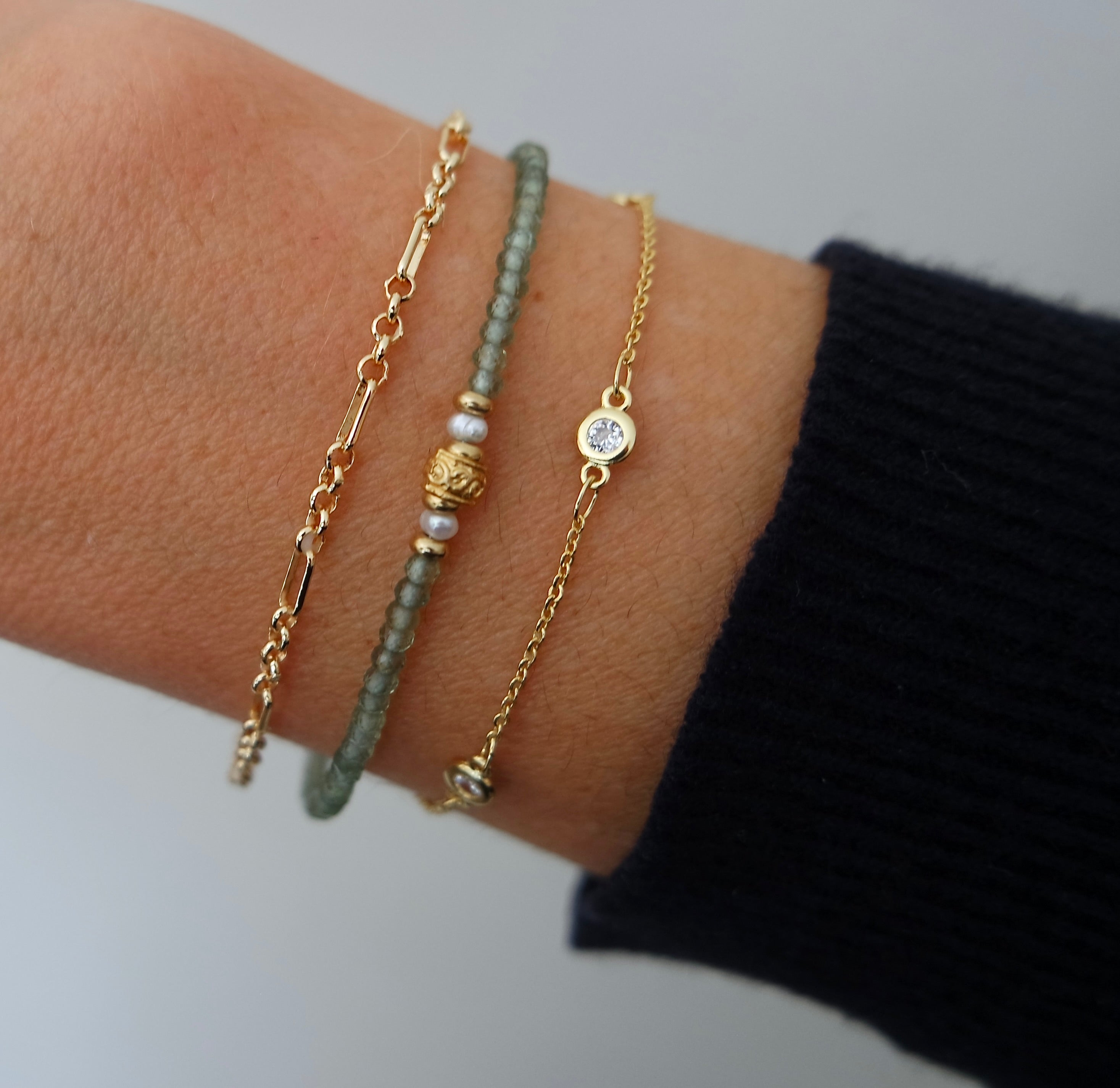 Candy Peridot Stone Bracelet