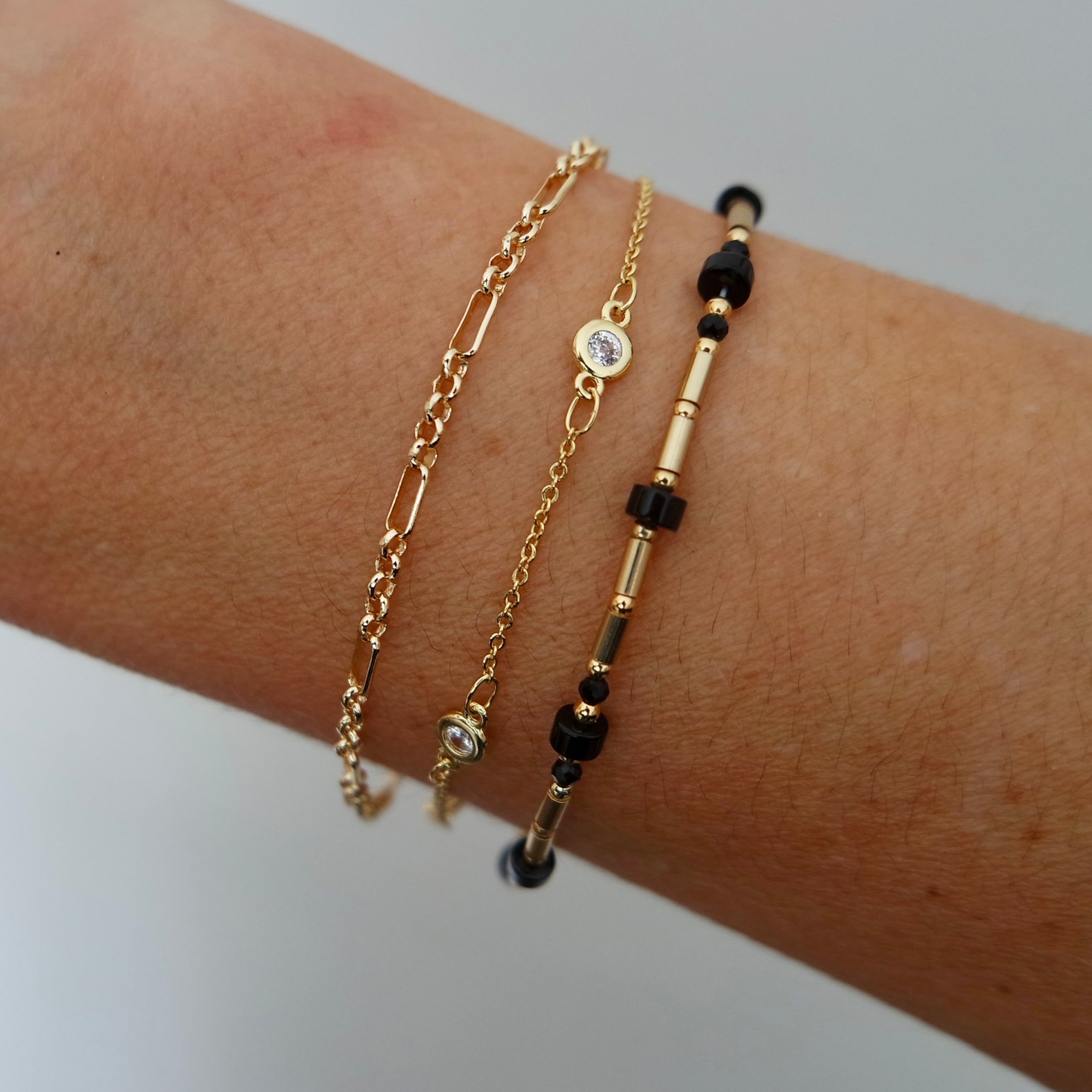 Black Onyx Fine Bracelet