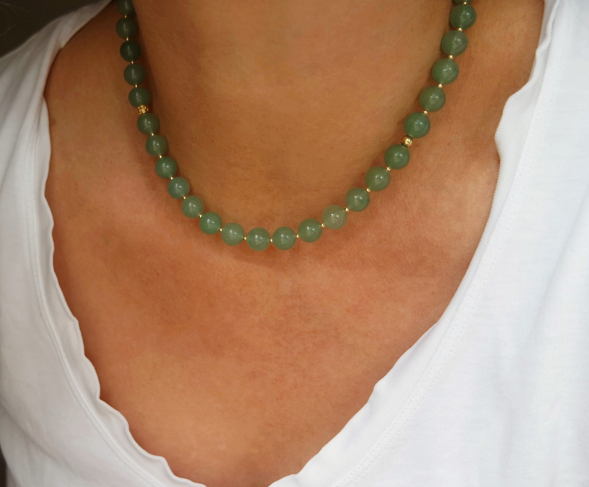 Gum Ball Chrysoprase Necklace