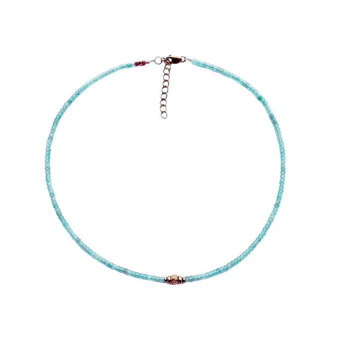 Candy Blue Apatite Necklace