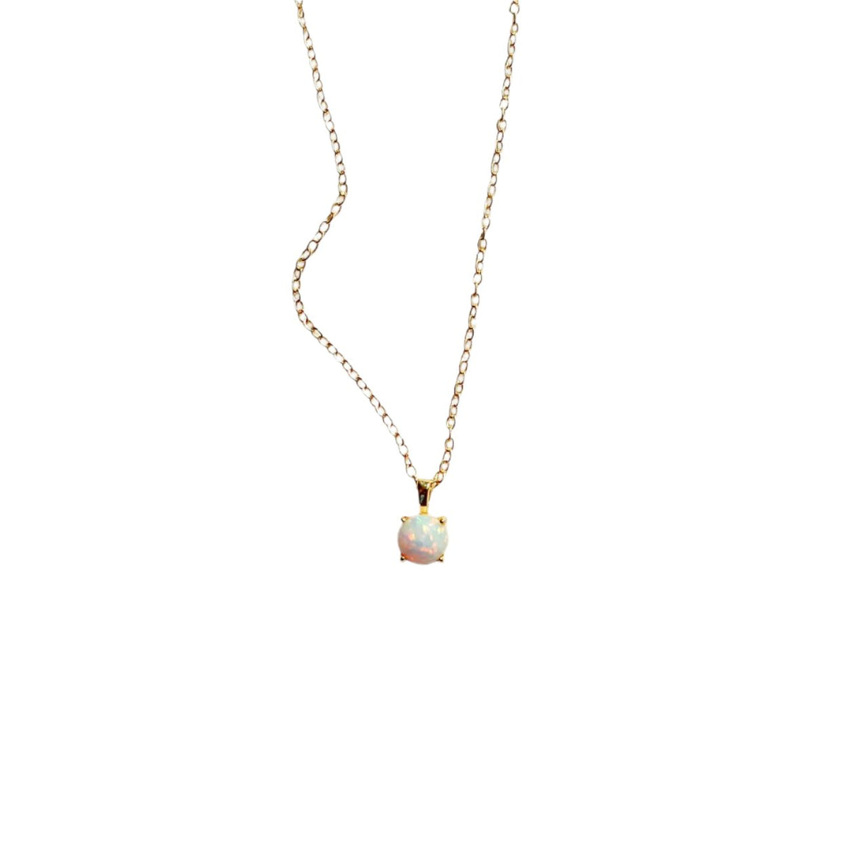 Opal Pendant Necklace