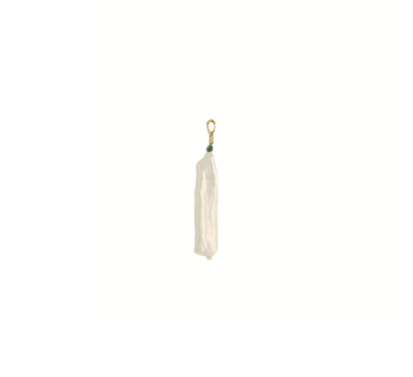 Long Baroque Pearl Pendant