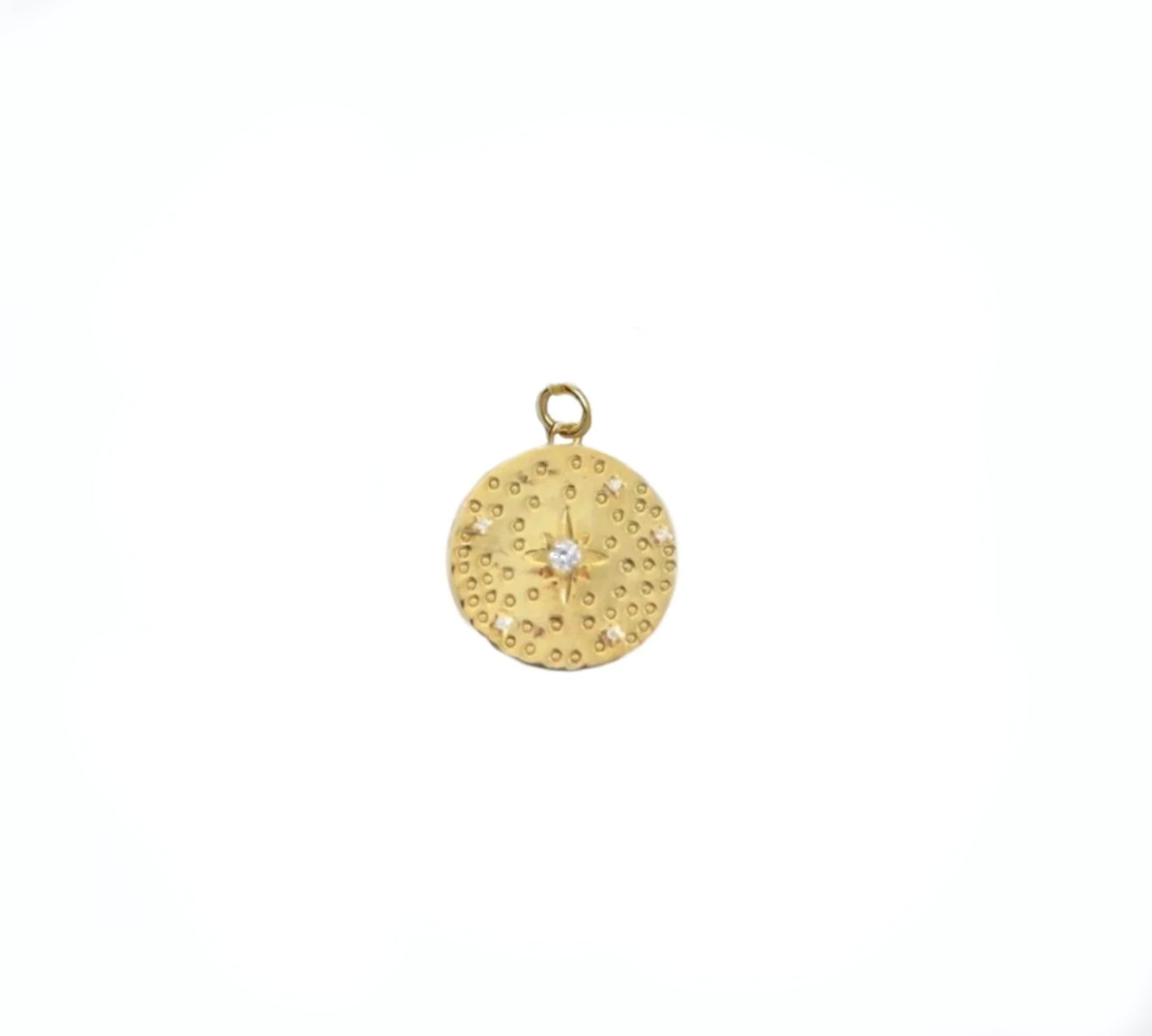 Gold Disc Pendant