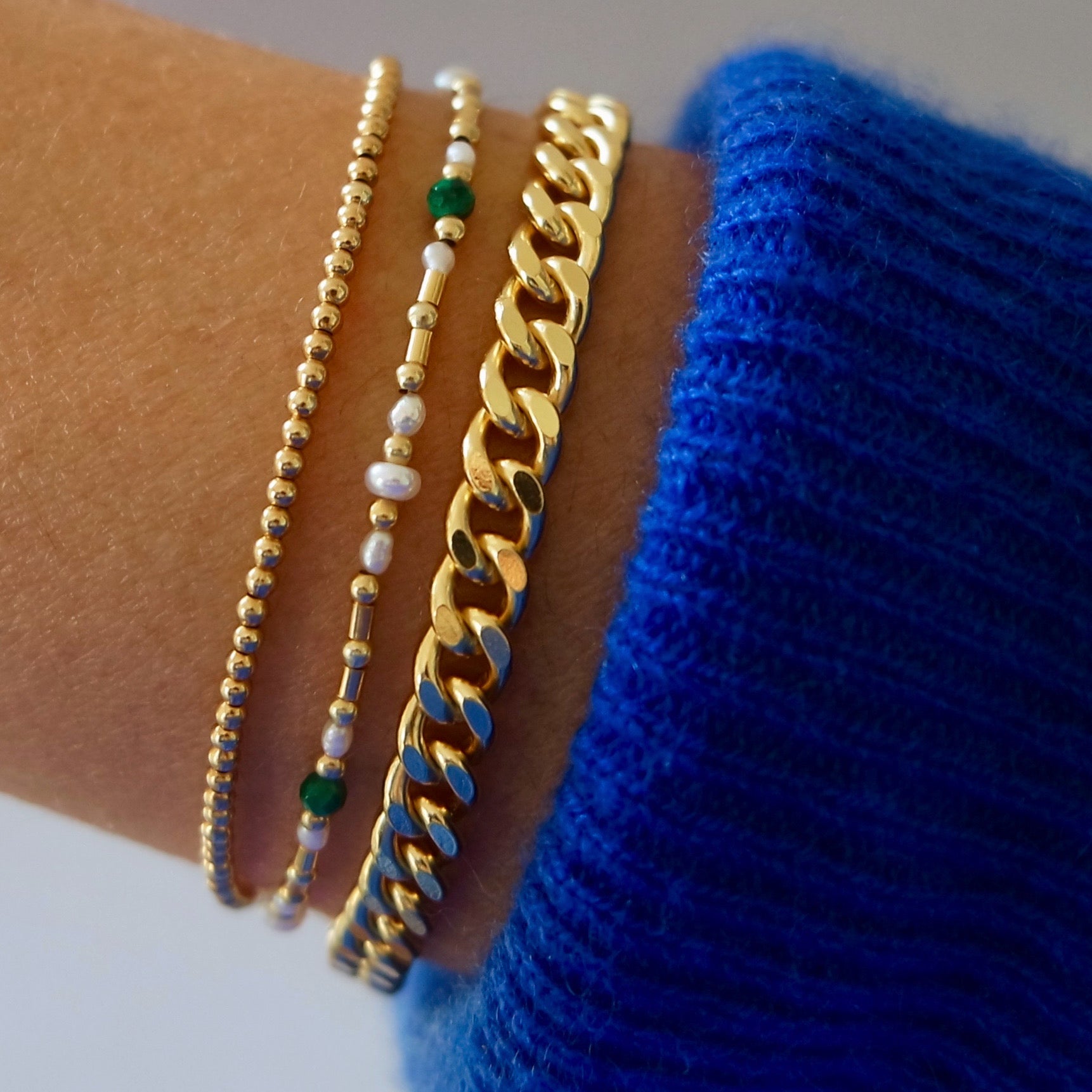 Fine Gold Beaded Bracelet