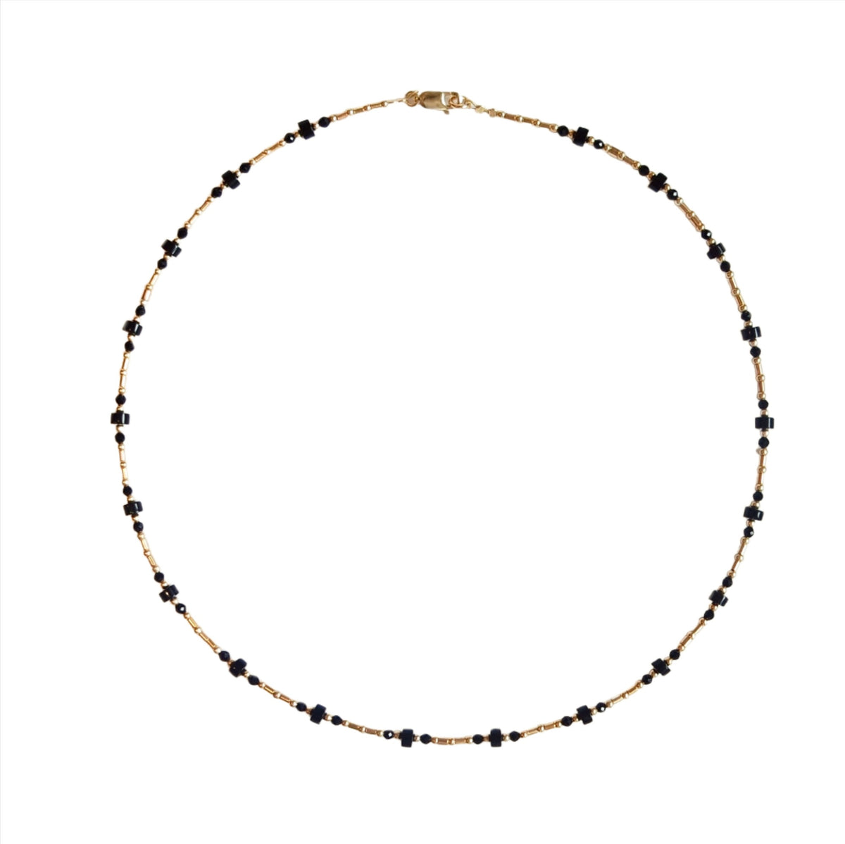 Onyx Fine Gold Necklace