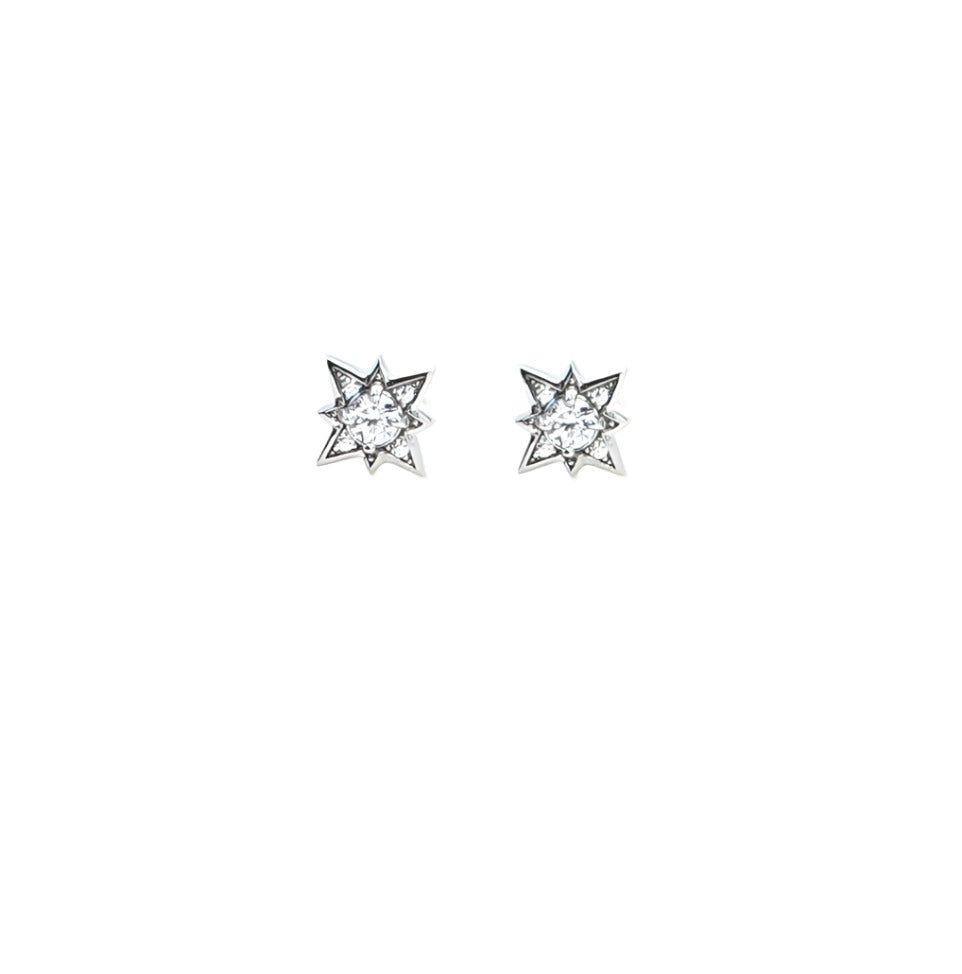 Silver Star Studs