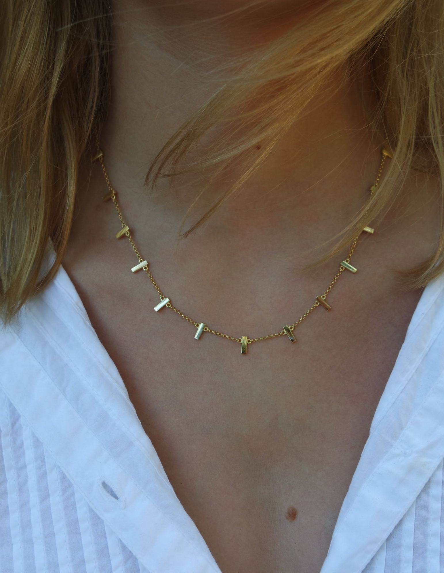 Gold Bars Necklace