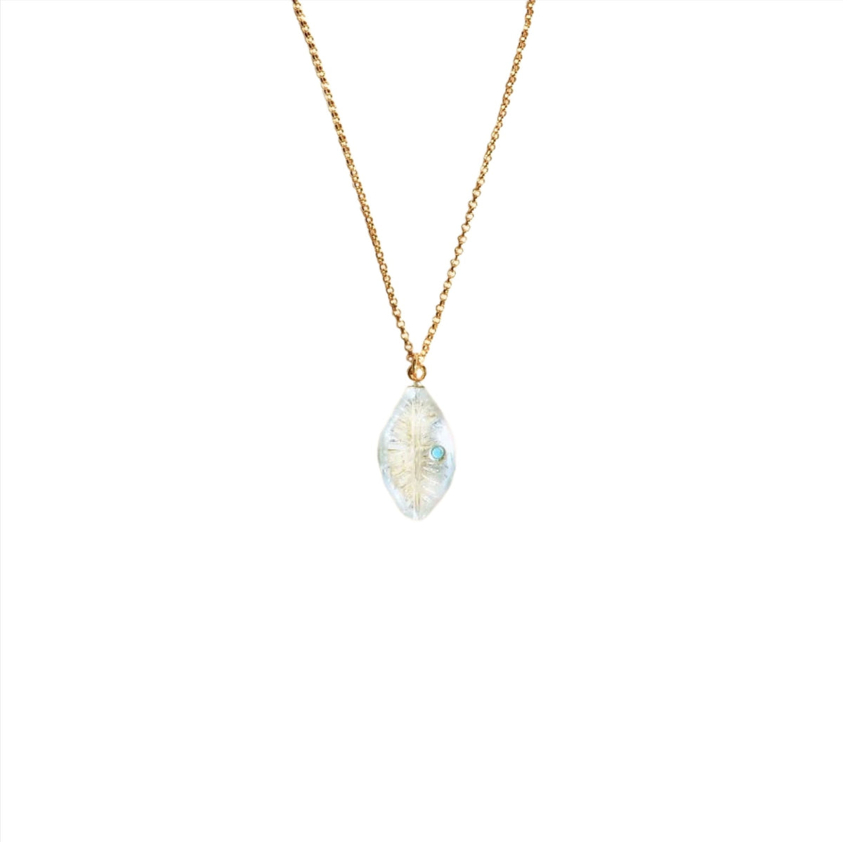 Crystal Cowrie Necklace