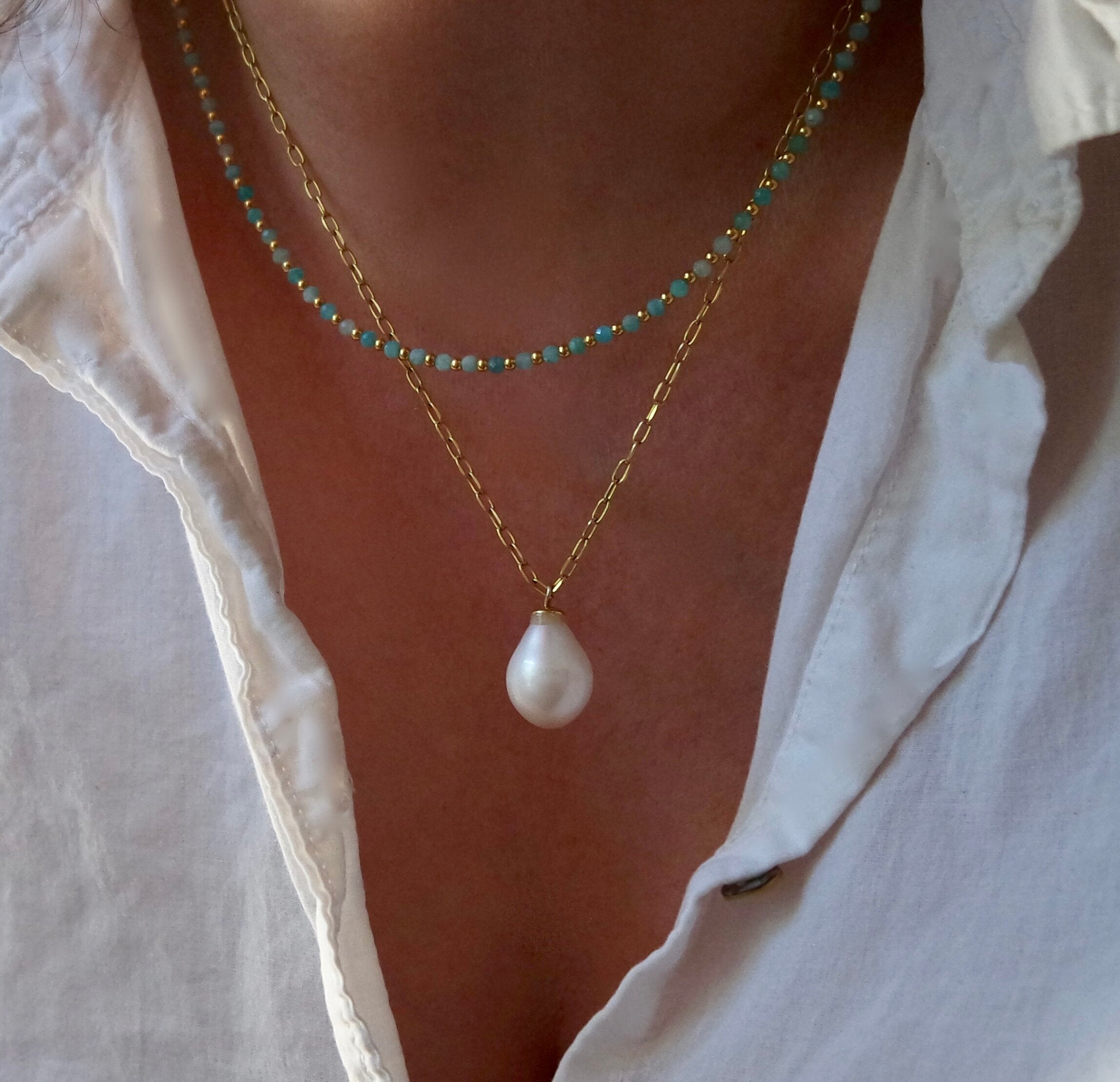 Pearl Drop Necklace