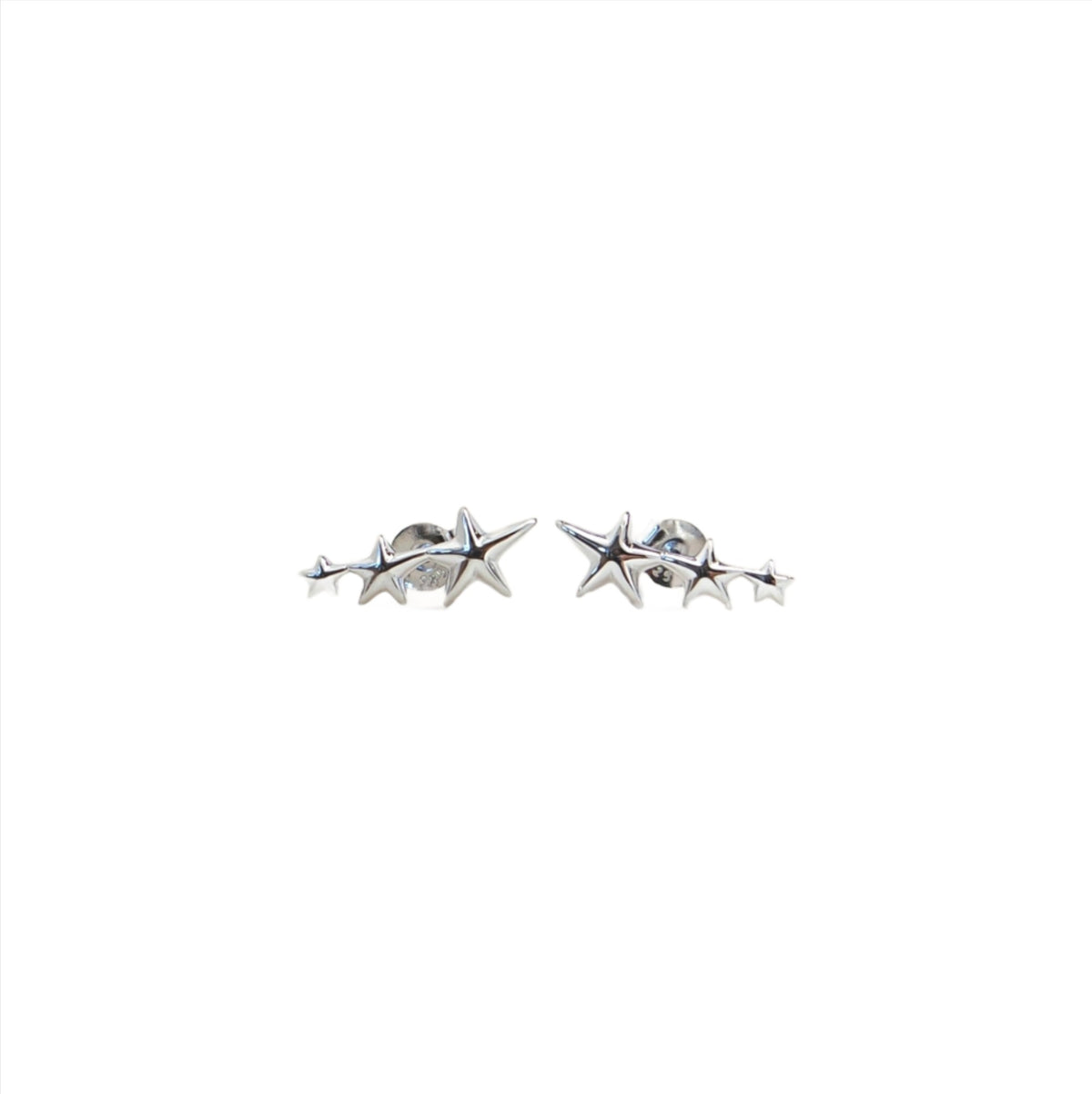 Three Star Stud Earrings