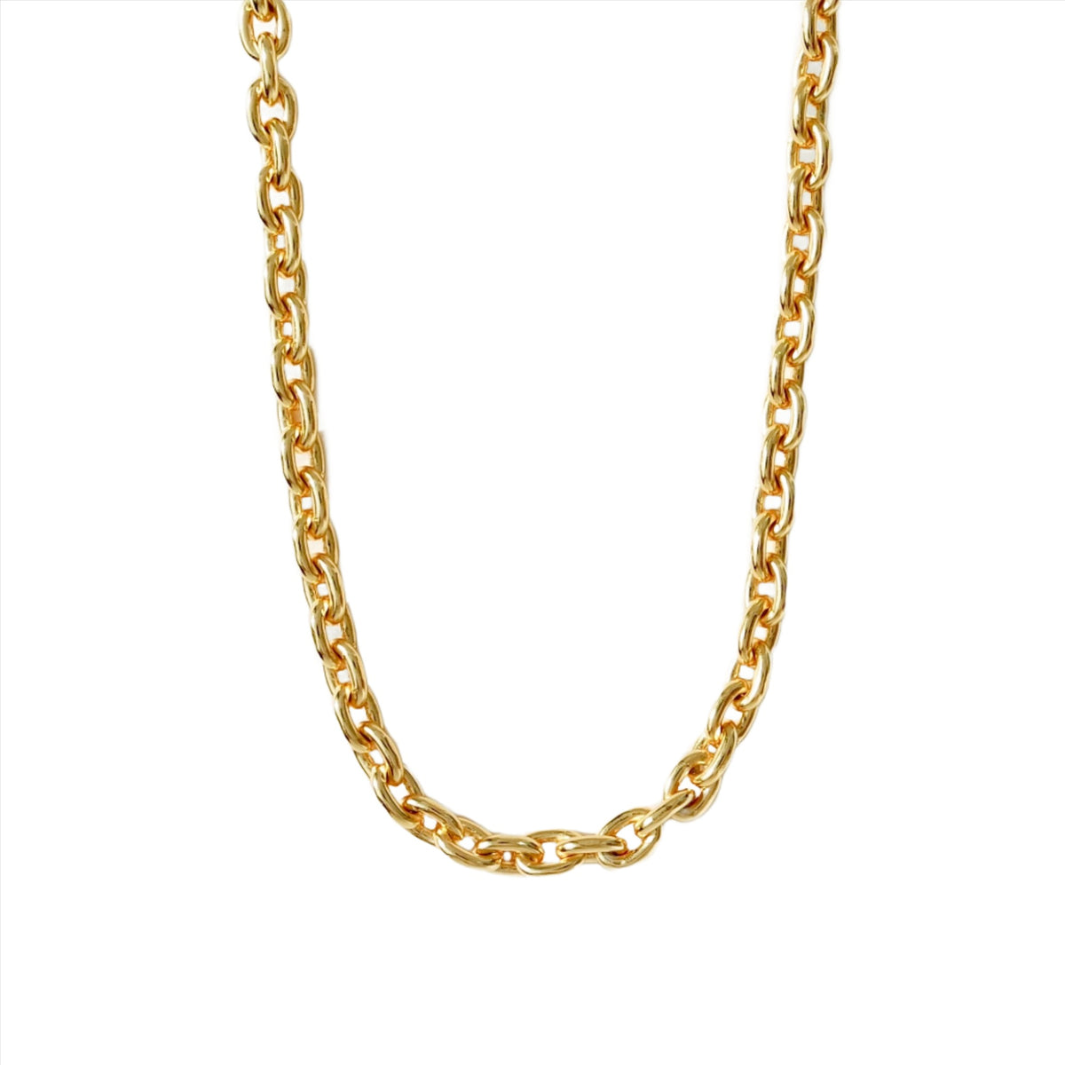Oval Link Chain Necklace